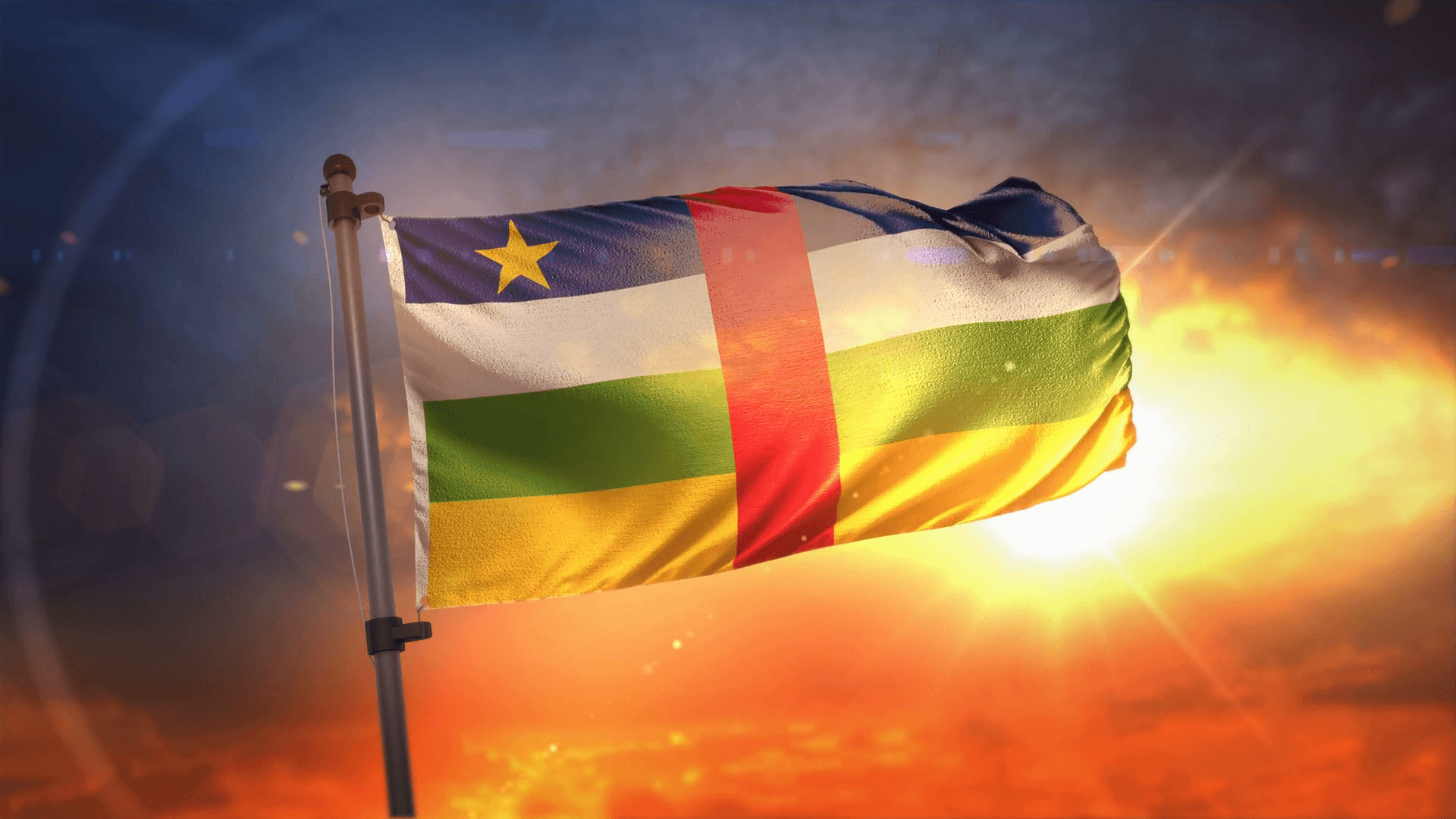 Central African Republic Flag Wallpapers