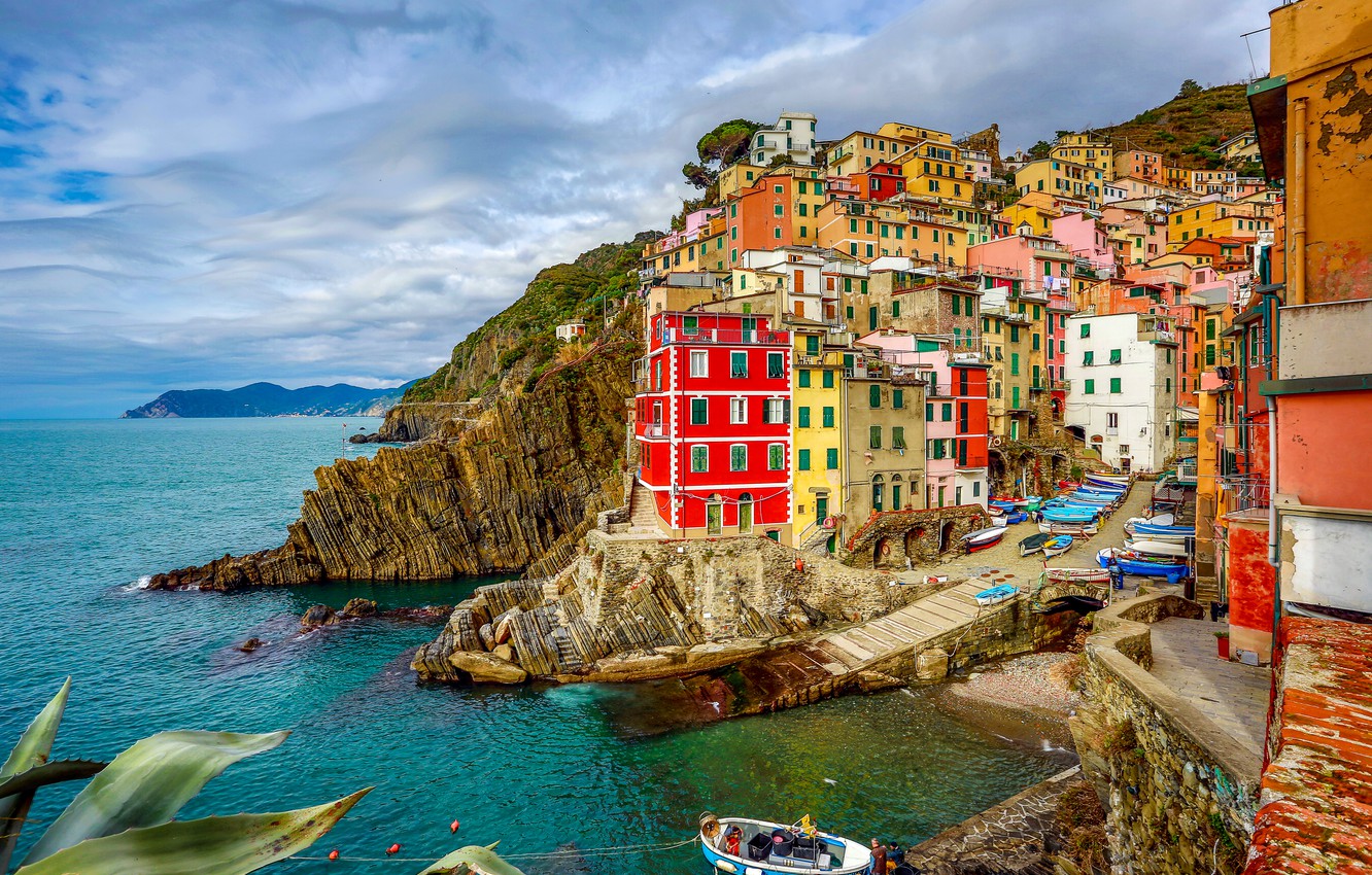 Cinque Terre Ligurian Sea Italy Wallpapers