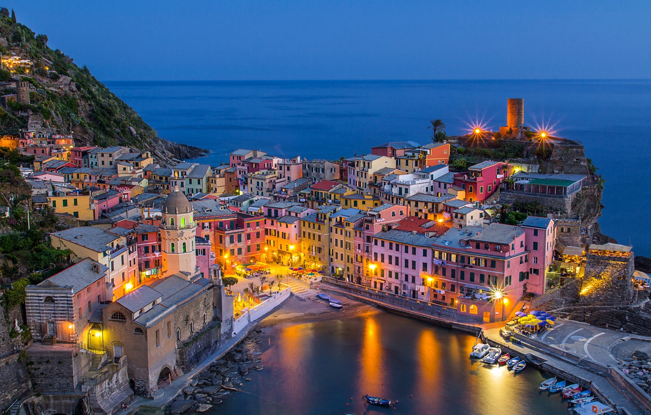 Cinque Terre Ligurian Sea Italy Wallpapers