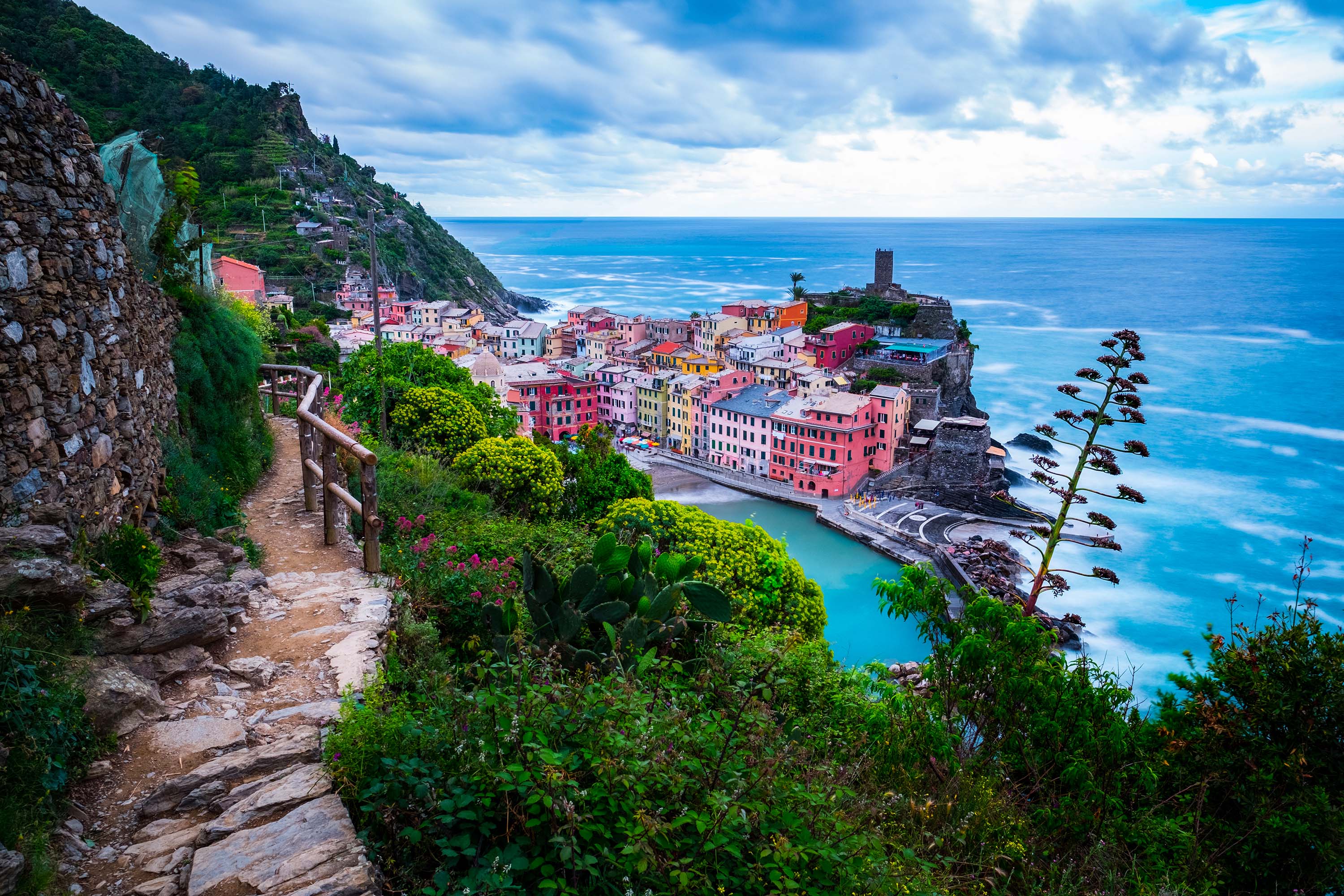 Cinque Terre Ligurian Sea Italy Wallpapers