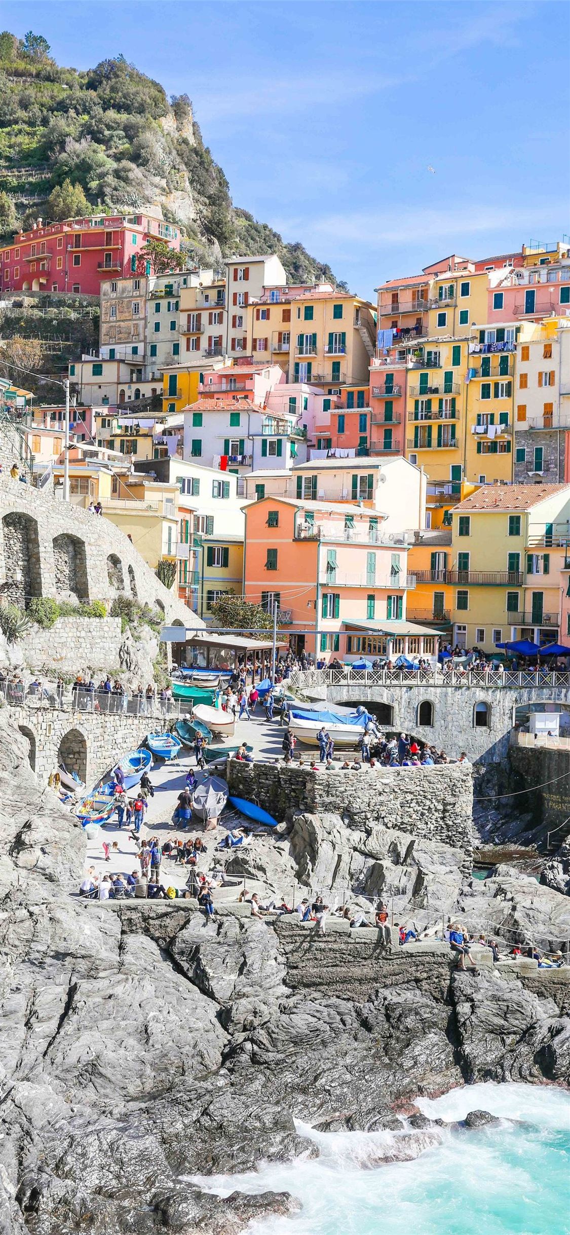 Cinque Terre Ligurian Sea Italy Wallpapers