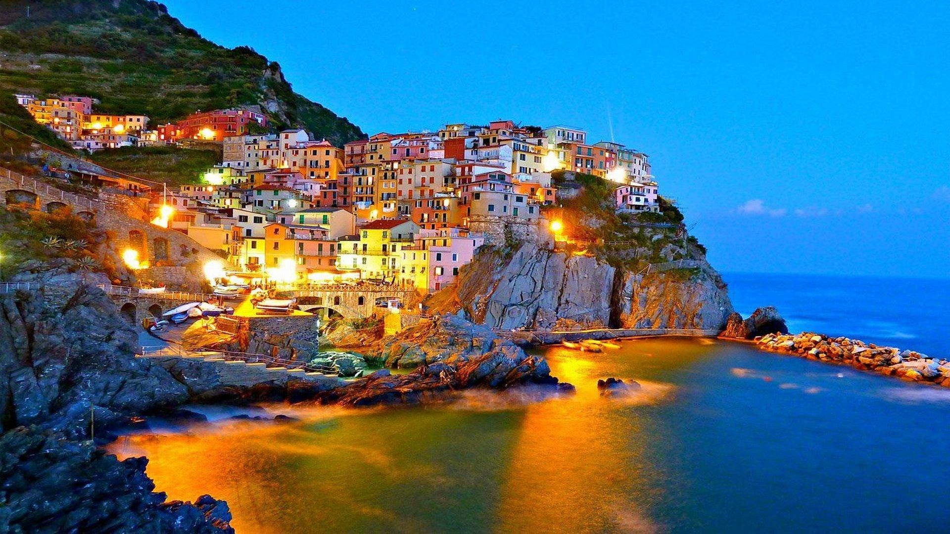 Cinque Terre Ligurian Sea Italy Wallpapers