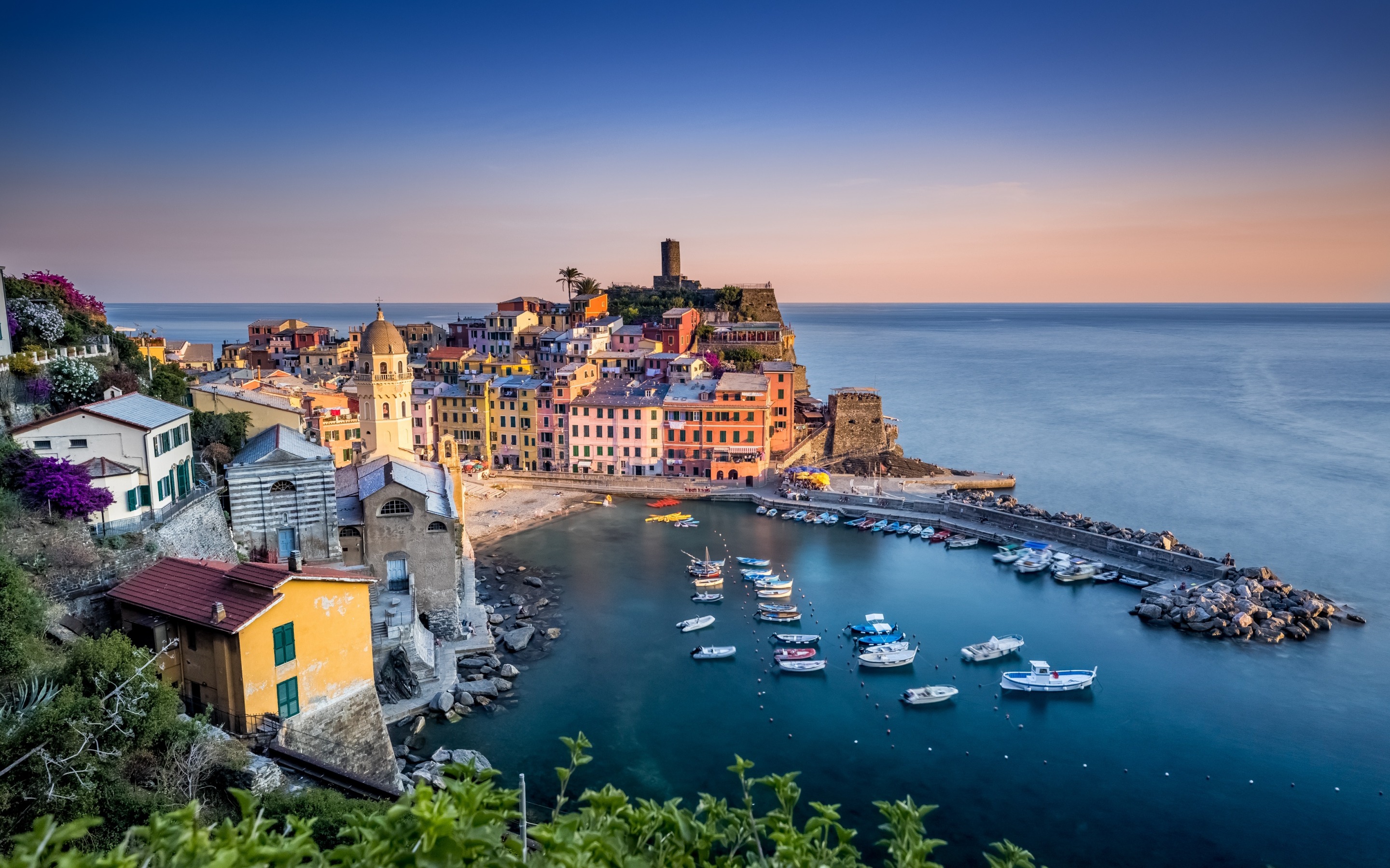 Cinque Terre Ligurian Sea Italy Wallpapers