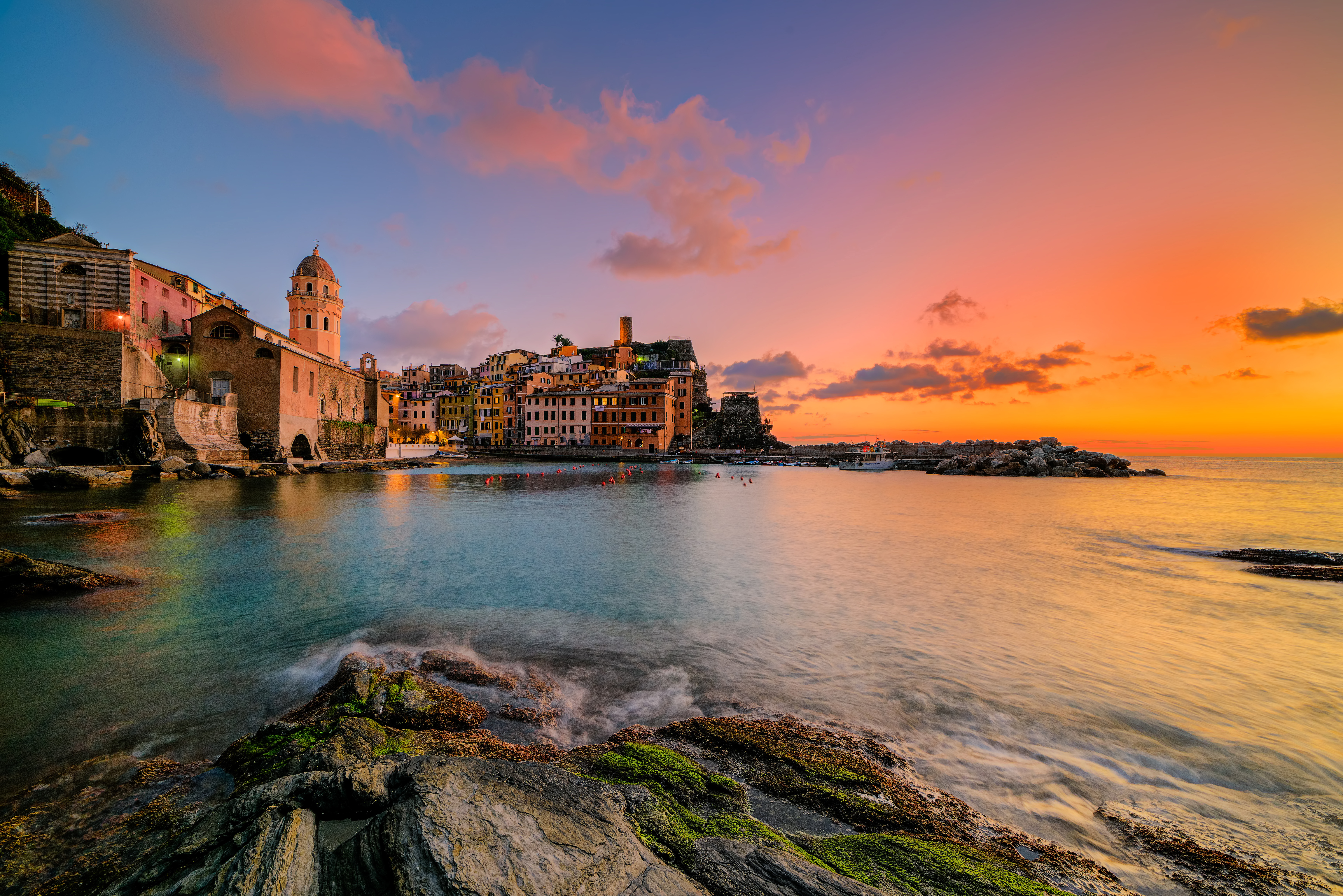 Cinque Terre Ligurian Sea Italy Wallpapers