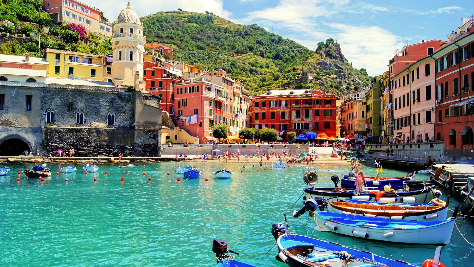 Cinque Terre Ligurian Sea Italy Wallpapers