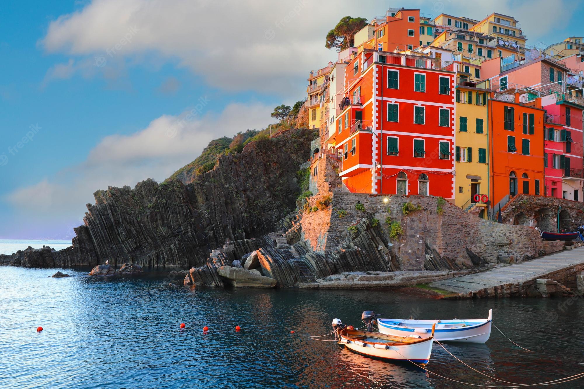 Cinque Terre Ligurian Sea Italy Wallpapers