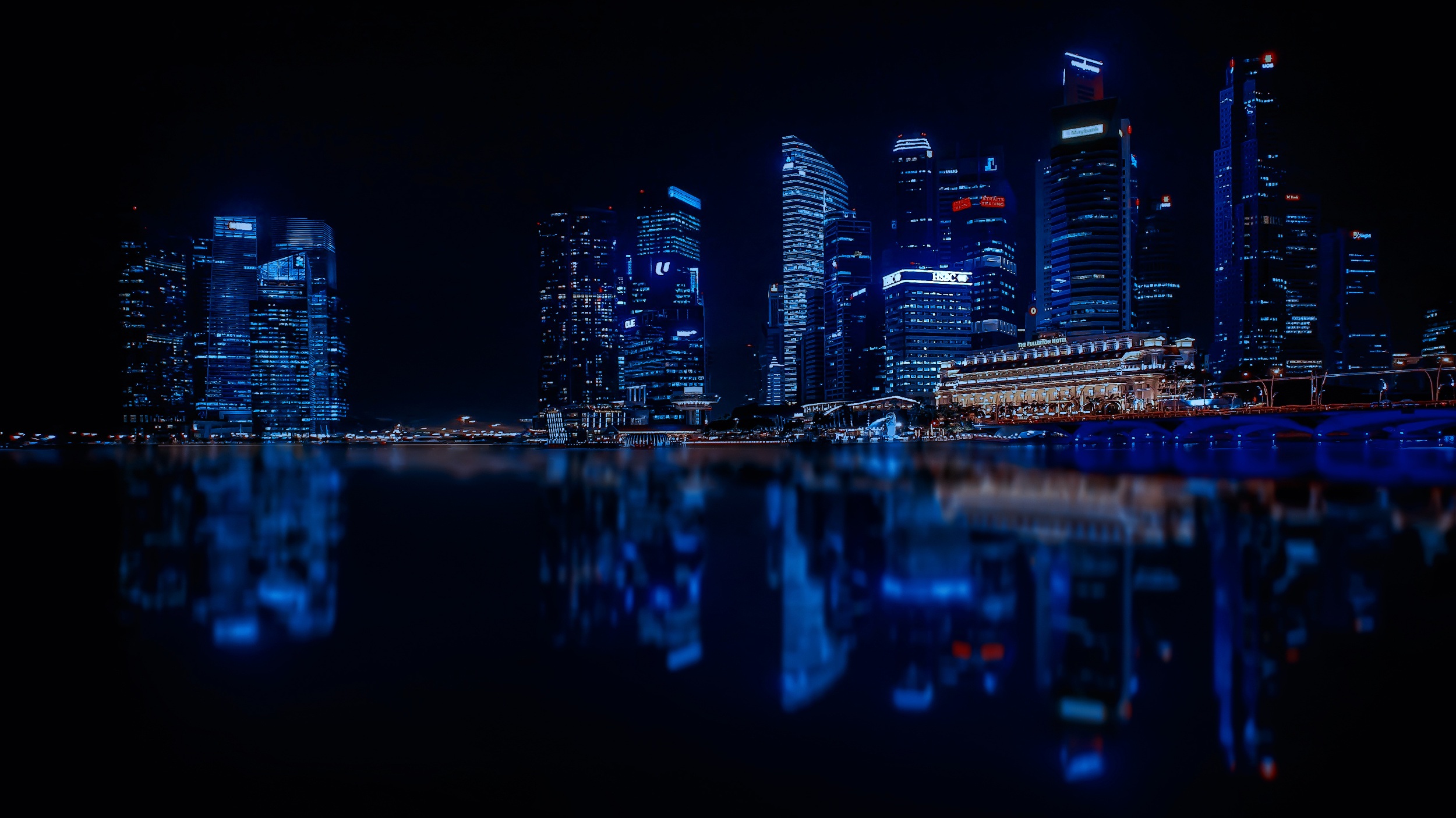 City In Nightscape Wallpapers