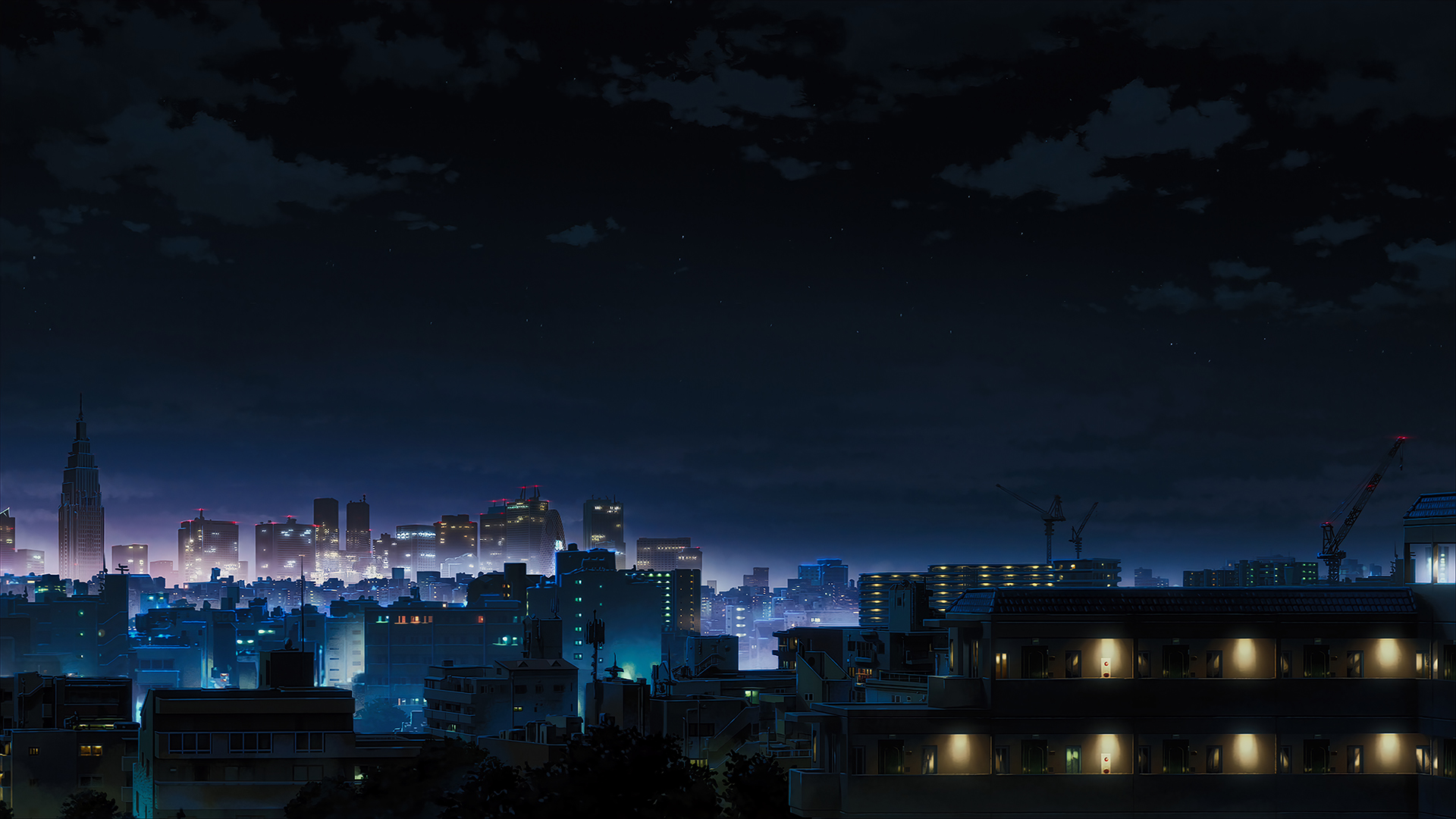 City In Nightscape Wallpapers