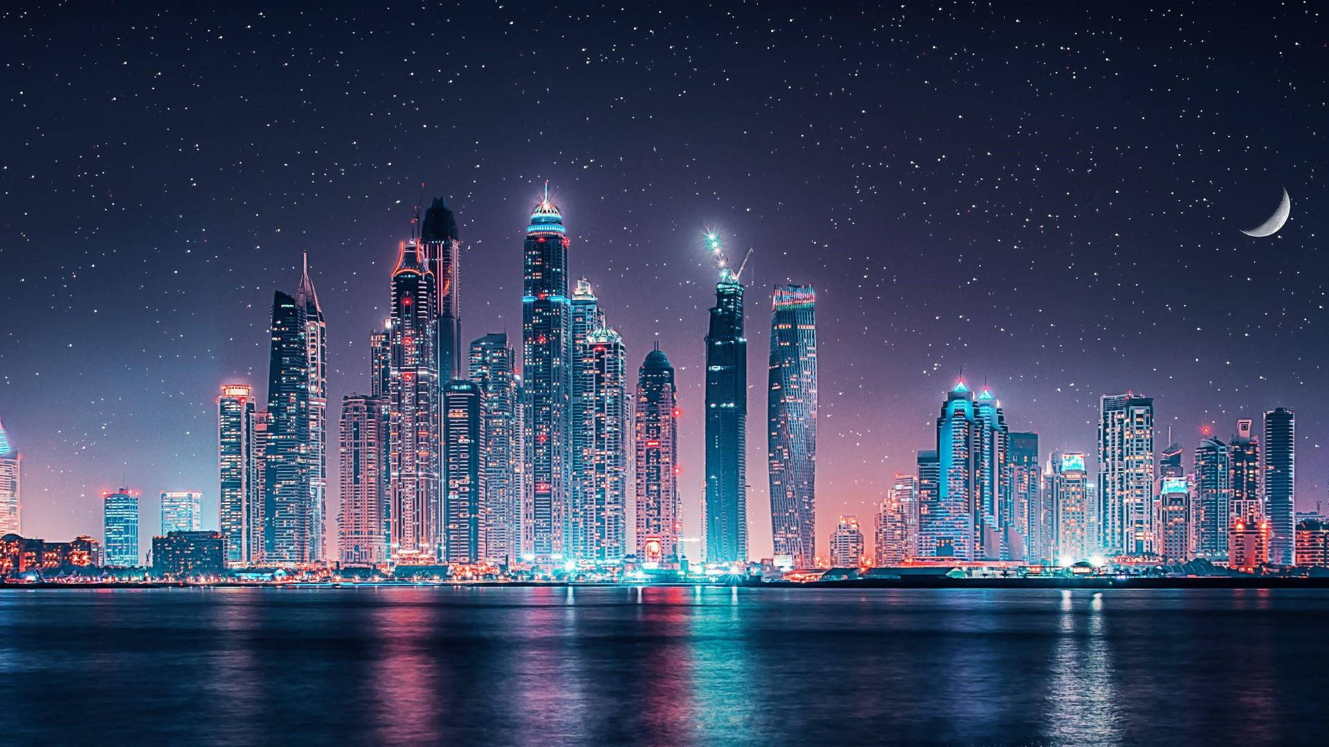 City In Nightscape Wallpapers