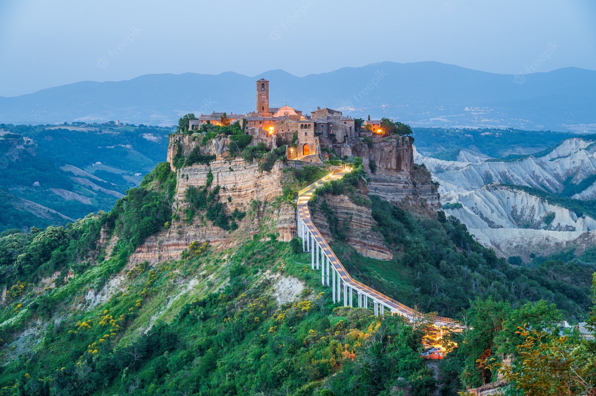 Civita Di Bagnoregio Town Wallpapers