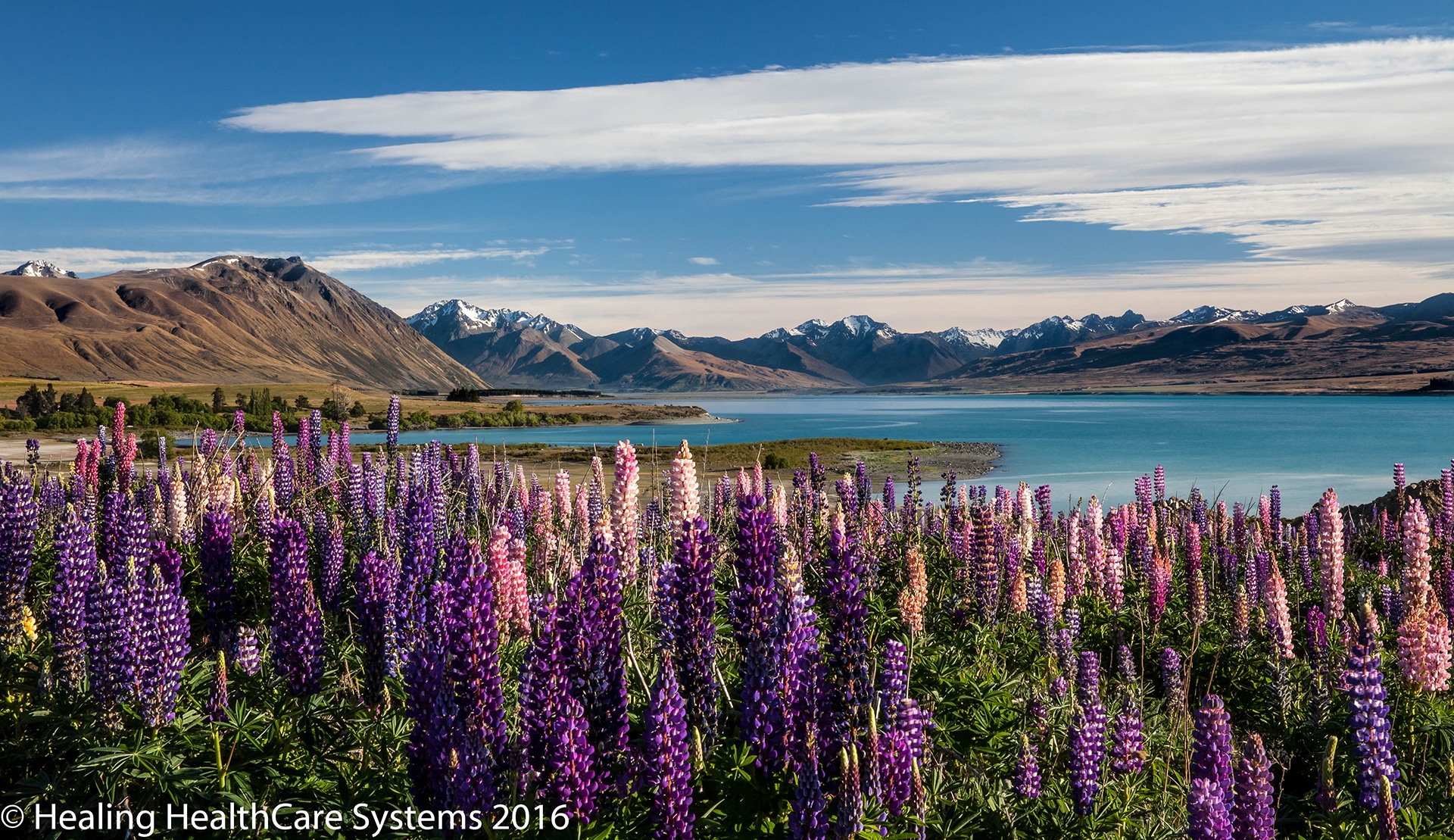 Cloudy Mountains In Lake Tekapo New Zealand Wallpapers