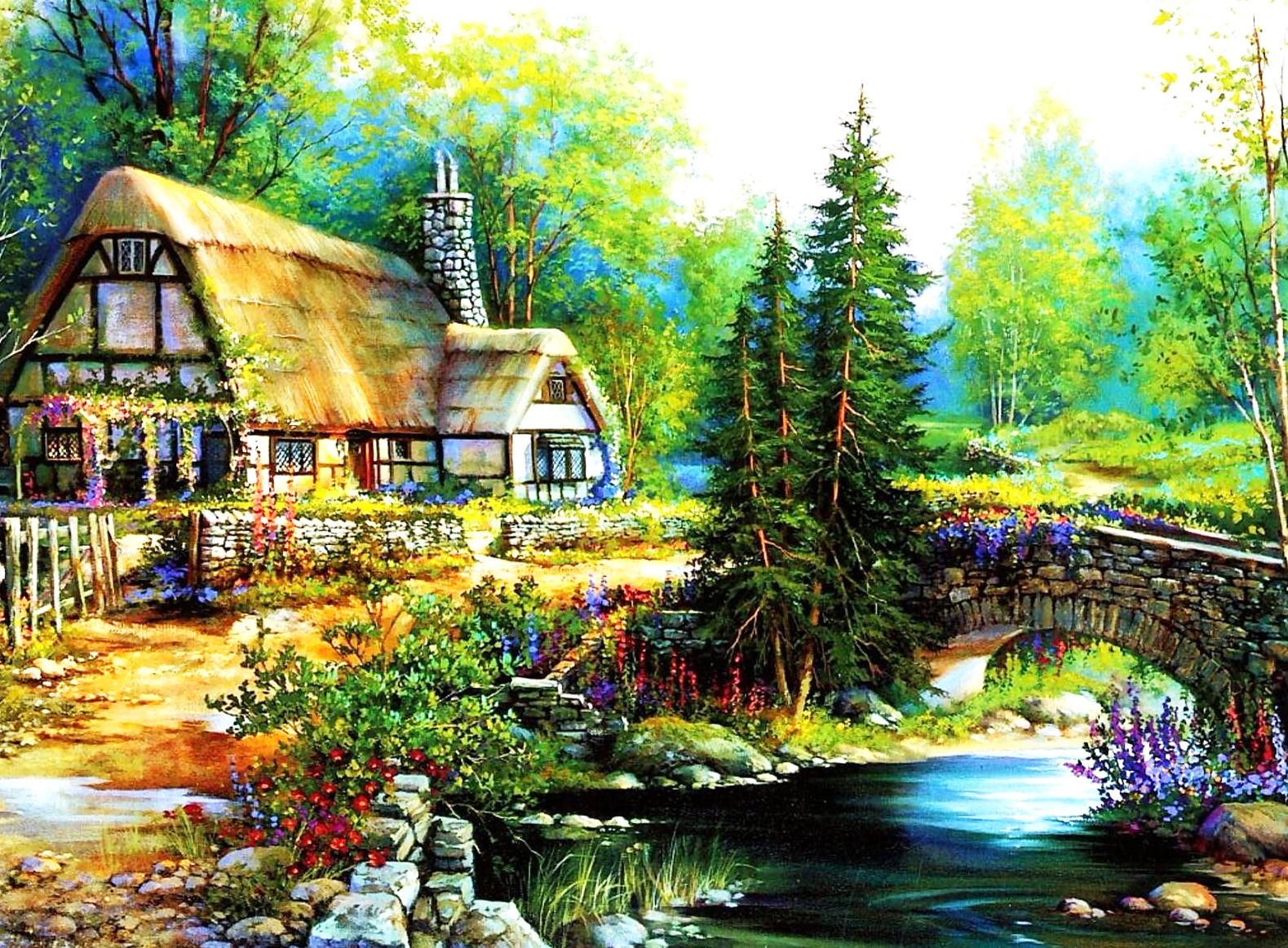 Cottage Wallpapers