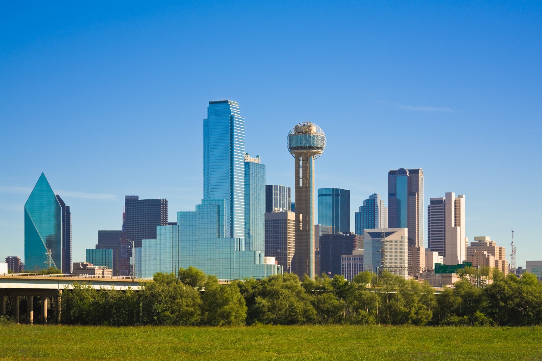 Dallas Texas Lights Skyscrapers Wallpapers