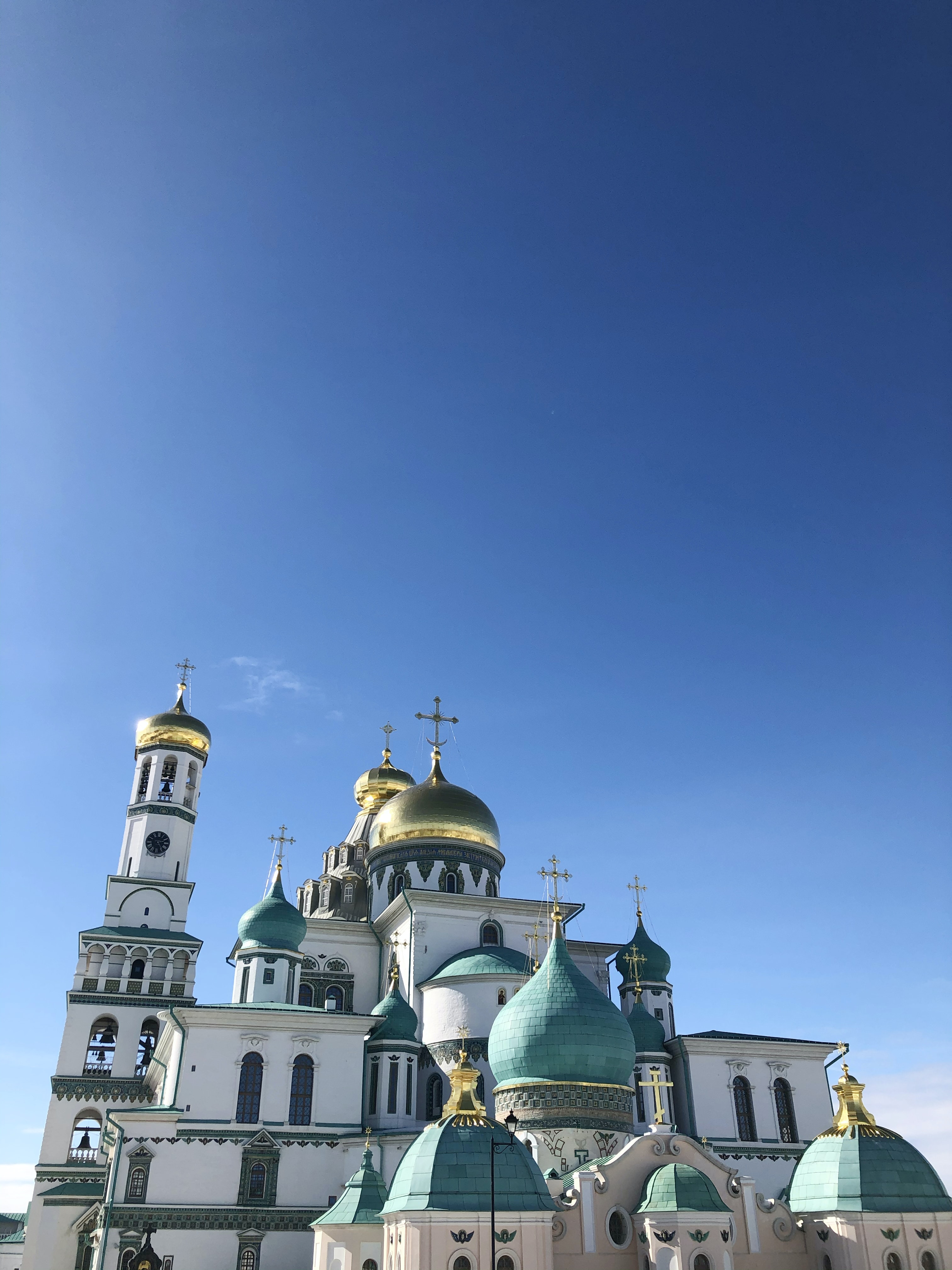 Dome Monastery Russia Temple In Winter Wallpapers