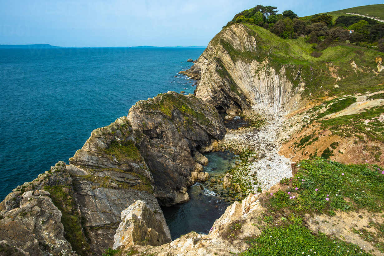 Dorset Bay Lulworth-Cov In England Wallpapers