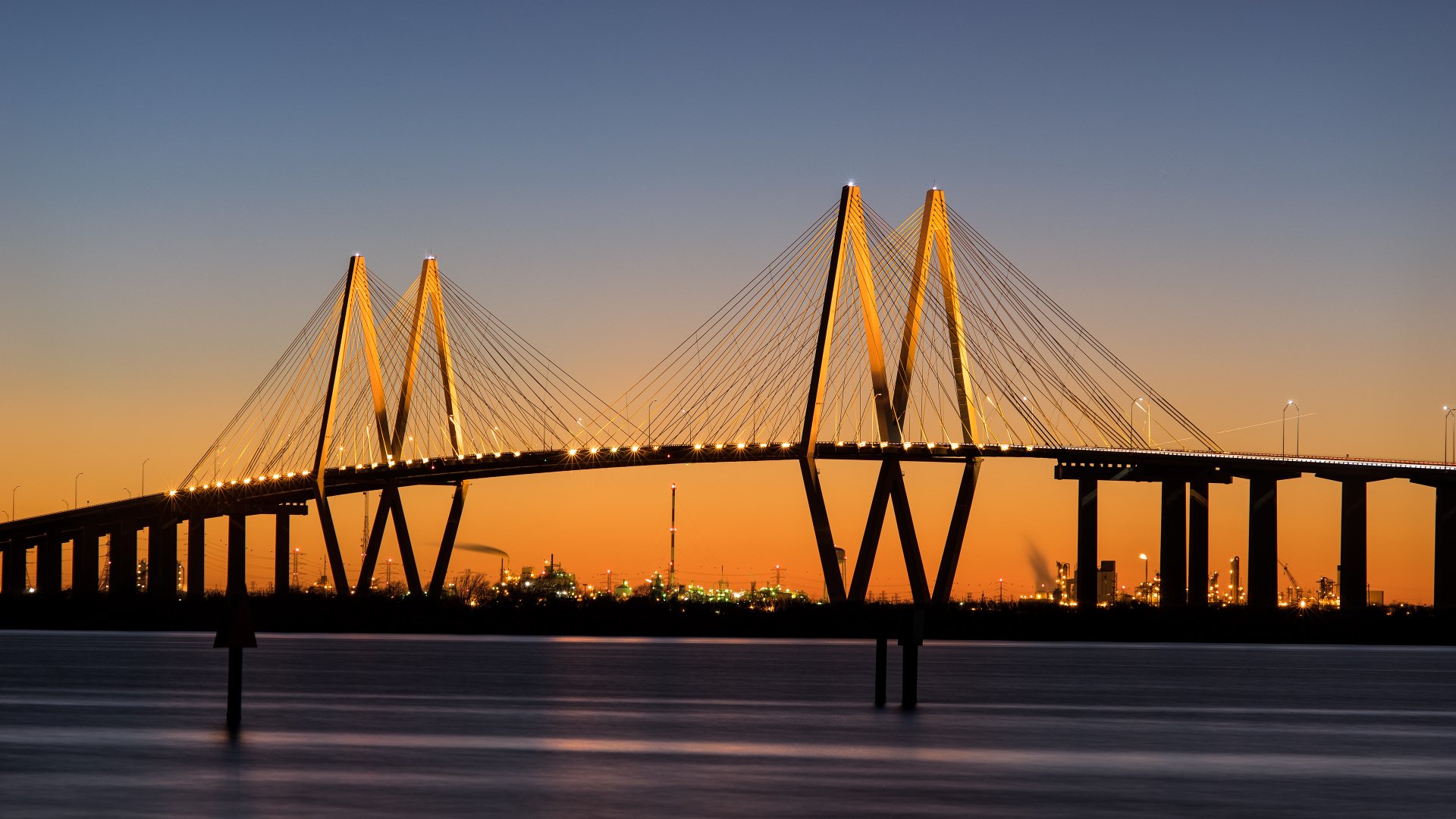 Fred Hartman Bridge Wallpapers