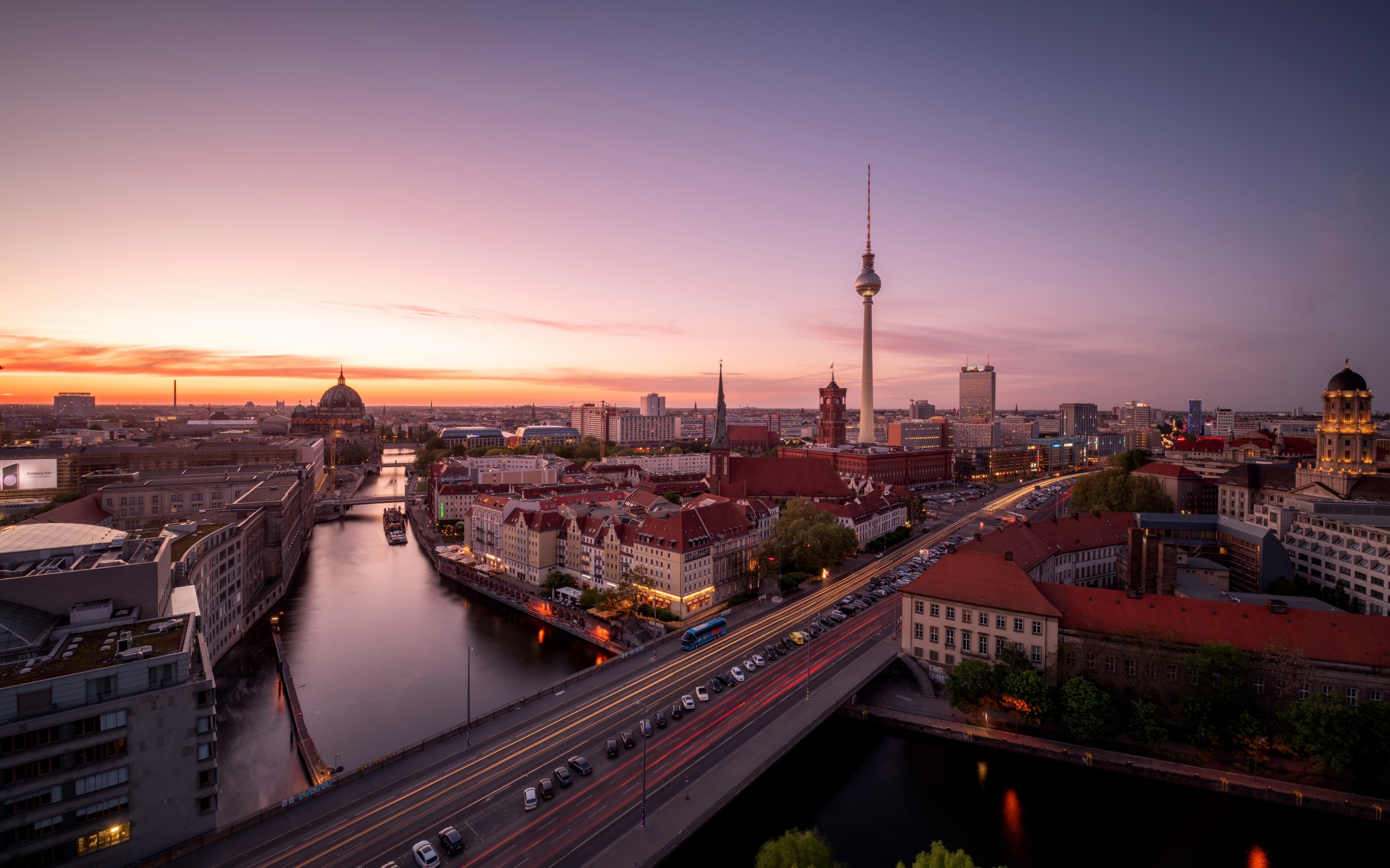 Germany Cityscape At Sunset Wallpapers