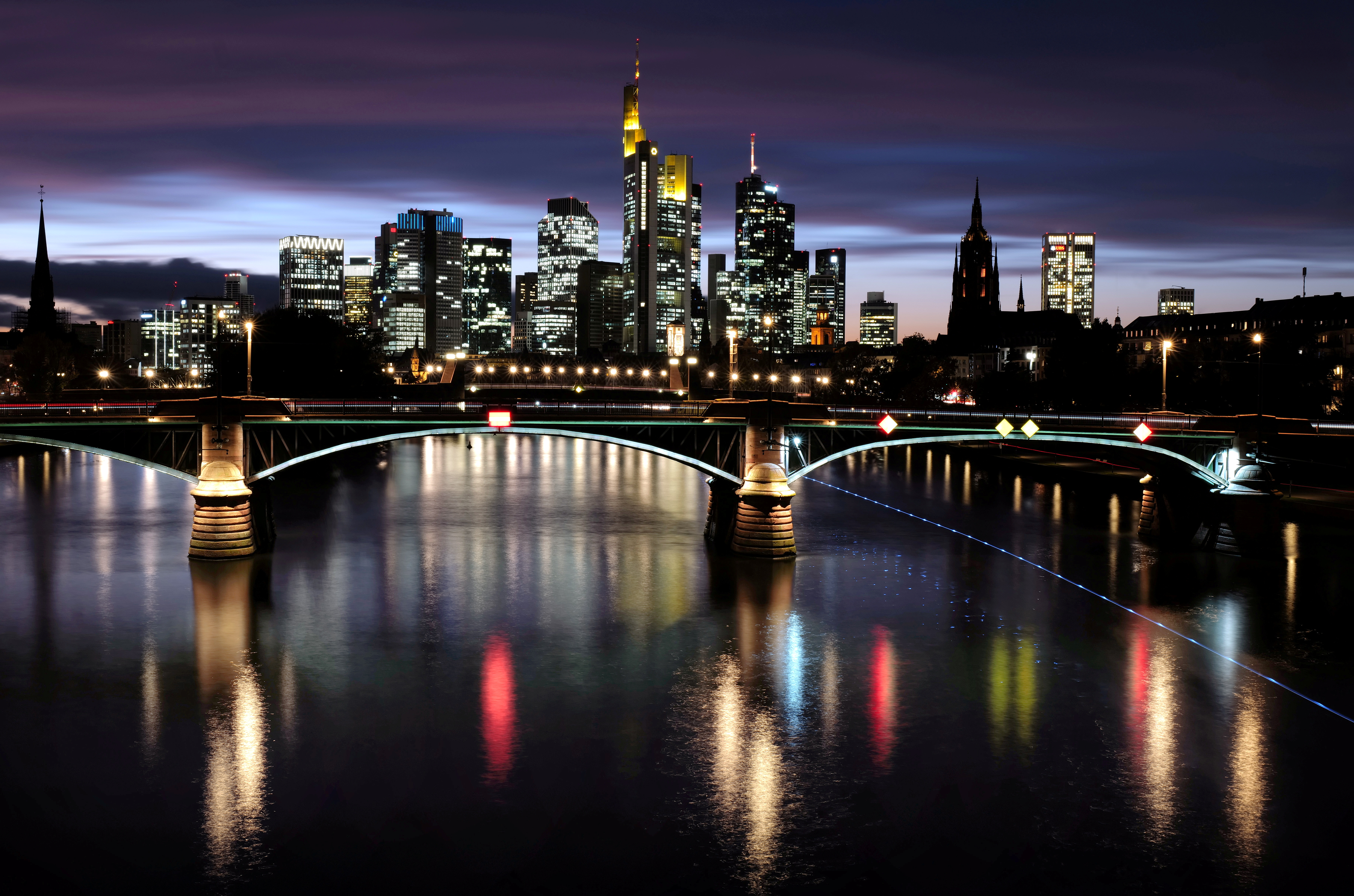 Germany Cityscape At Sunset Wallpapers