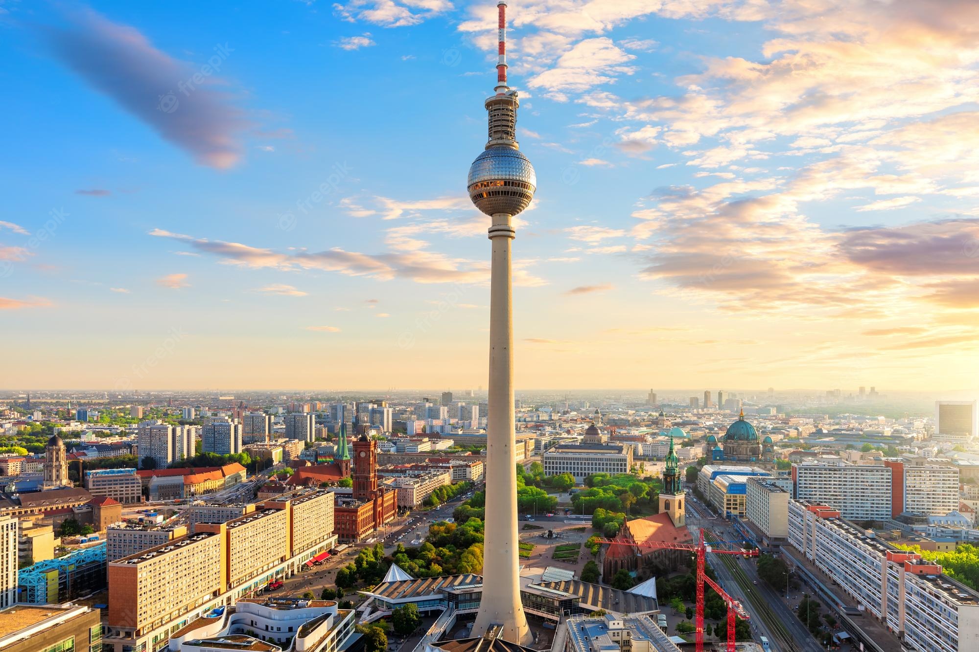 Germany Cityscape At Sunset Wallpapers