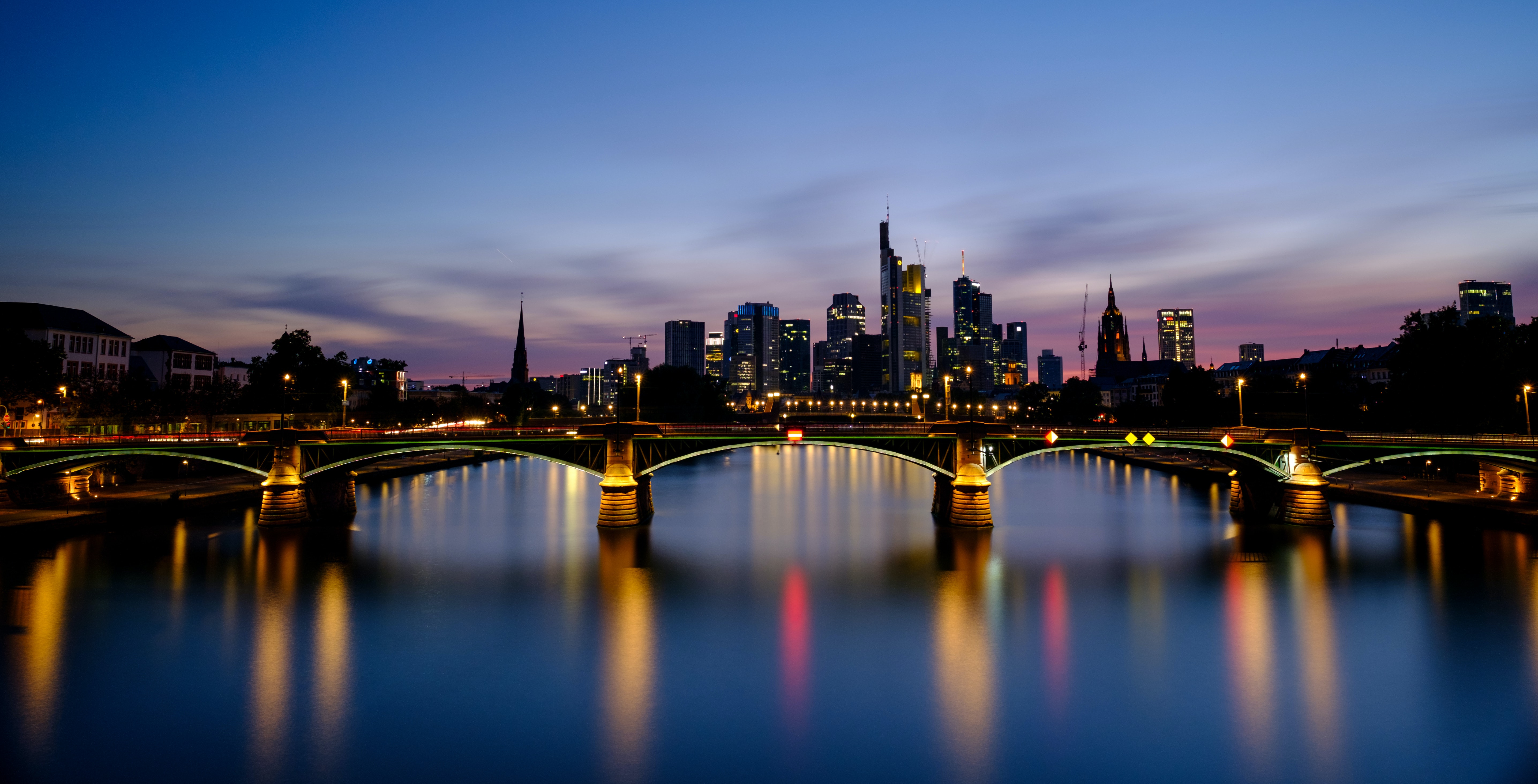 Germany Cityscape At Sunset Wallpapers