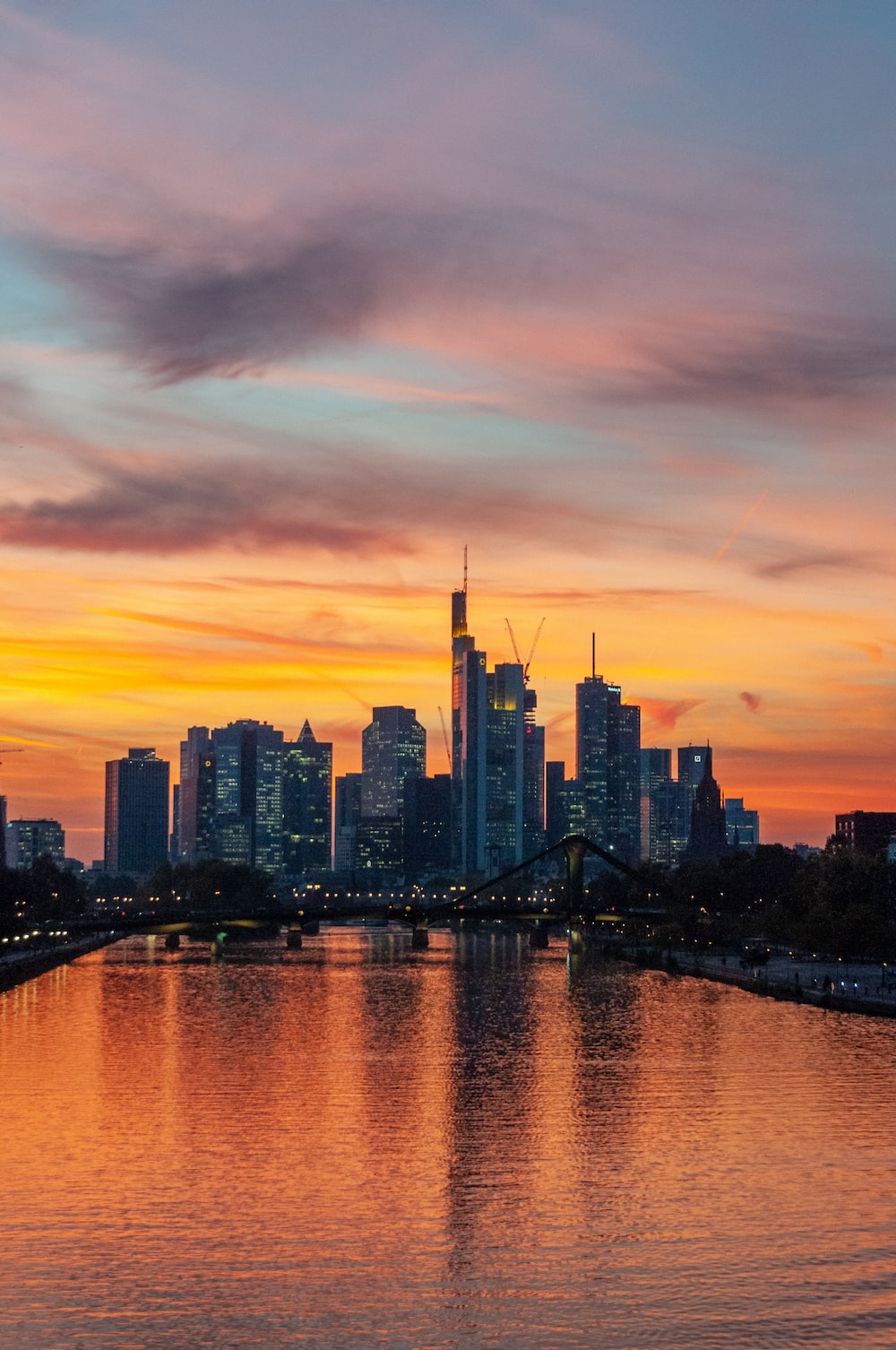 Germany Cityscape At Sunset Wallpapers