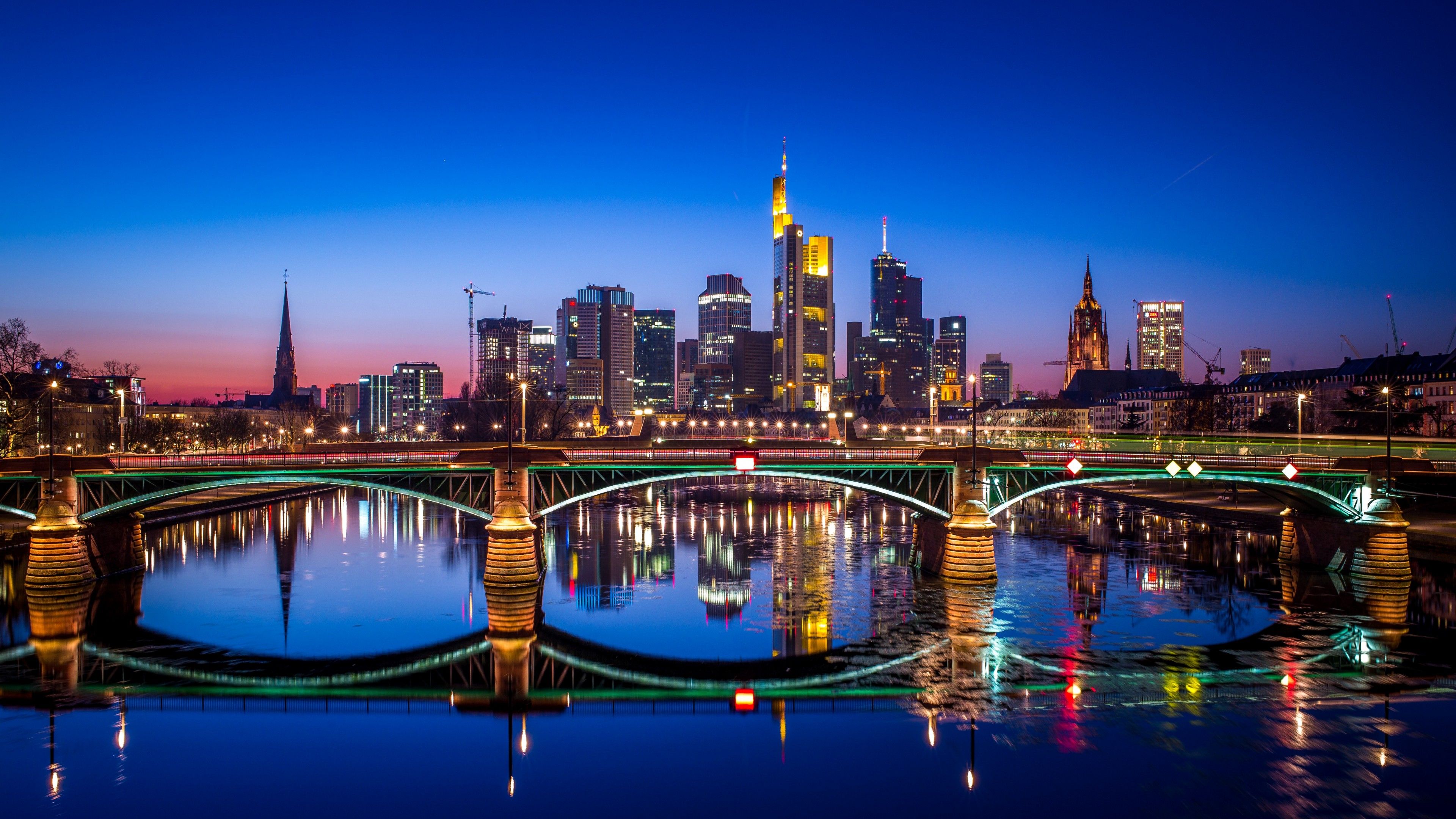 Germany Cityscape At Sunset Wallpapers