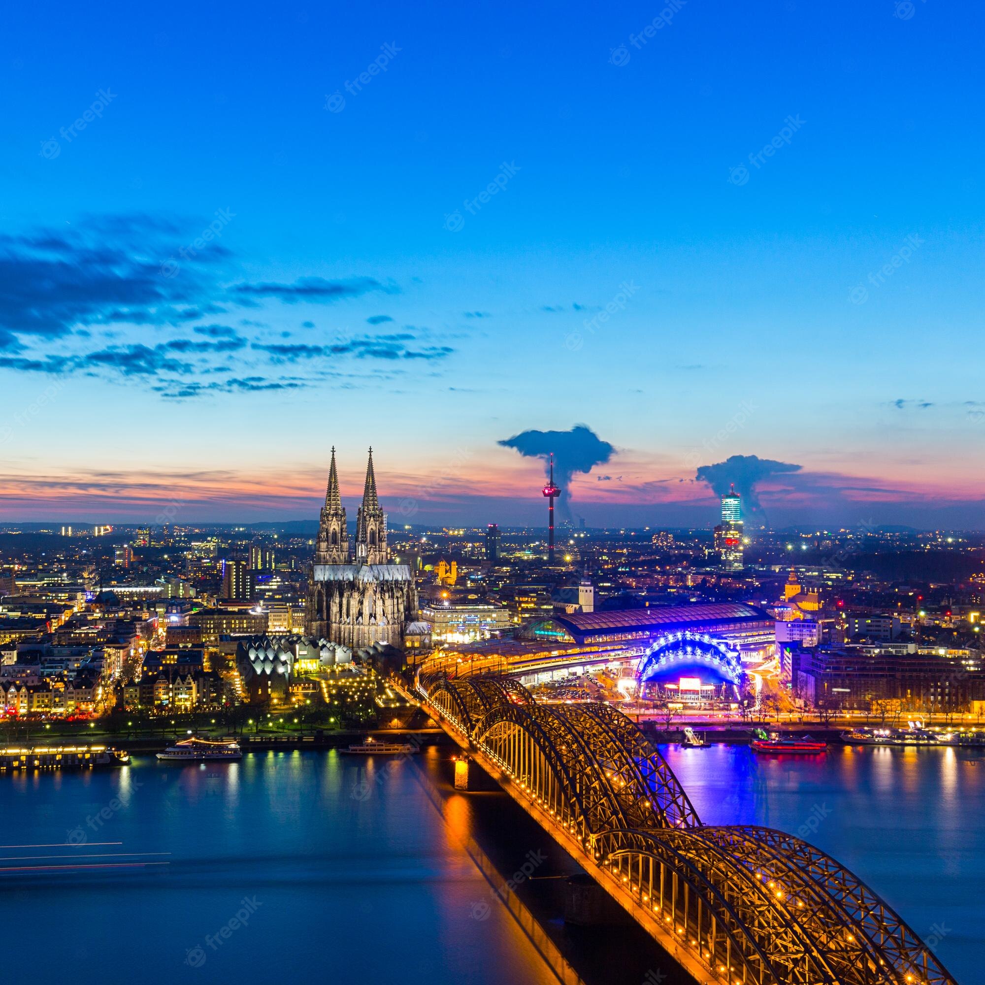 Germany Cityscape At Sunset Wallpapers