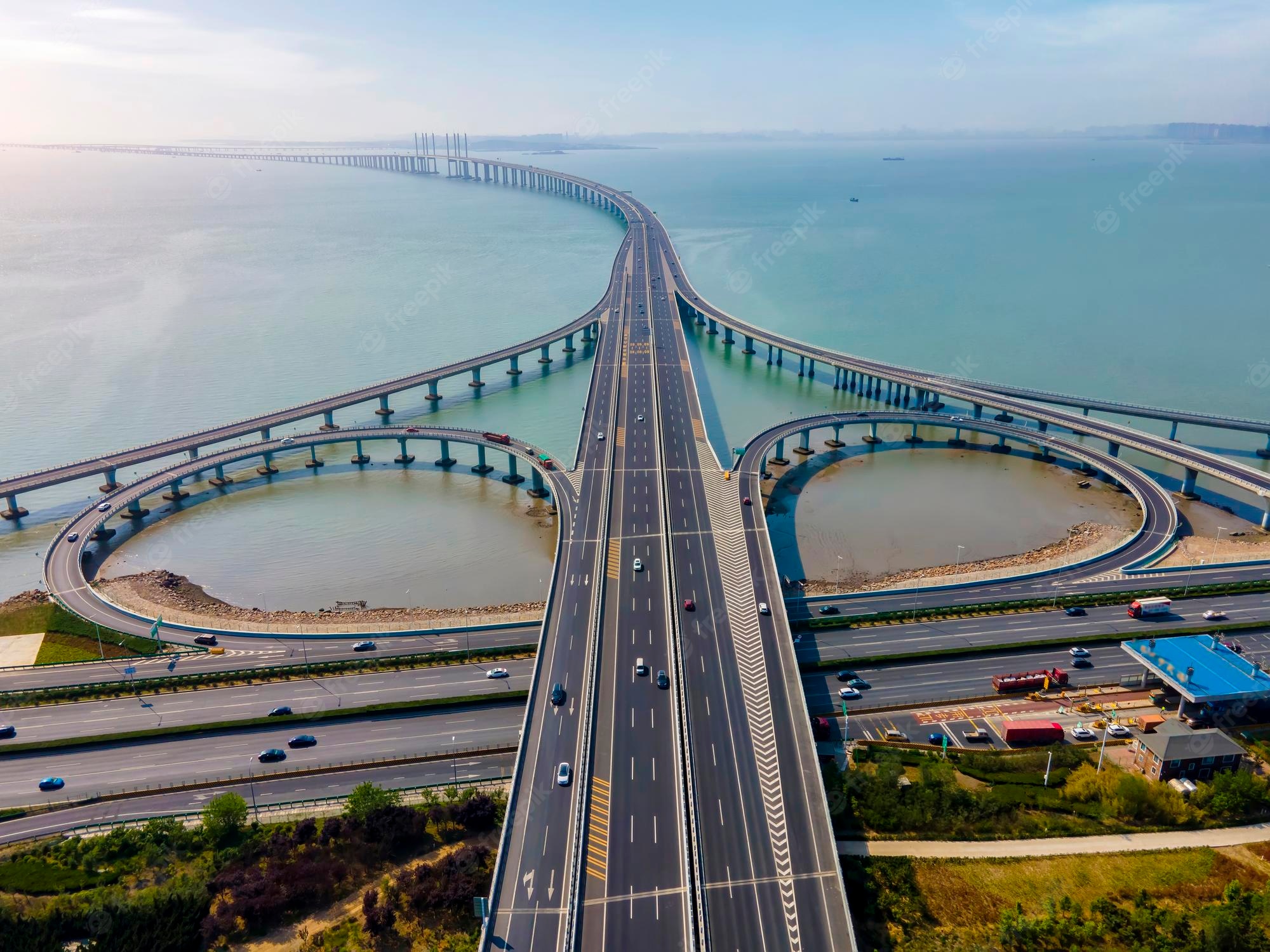 Jiaozhou Bay Bridge Wallpapers