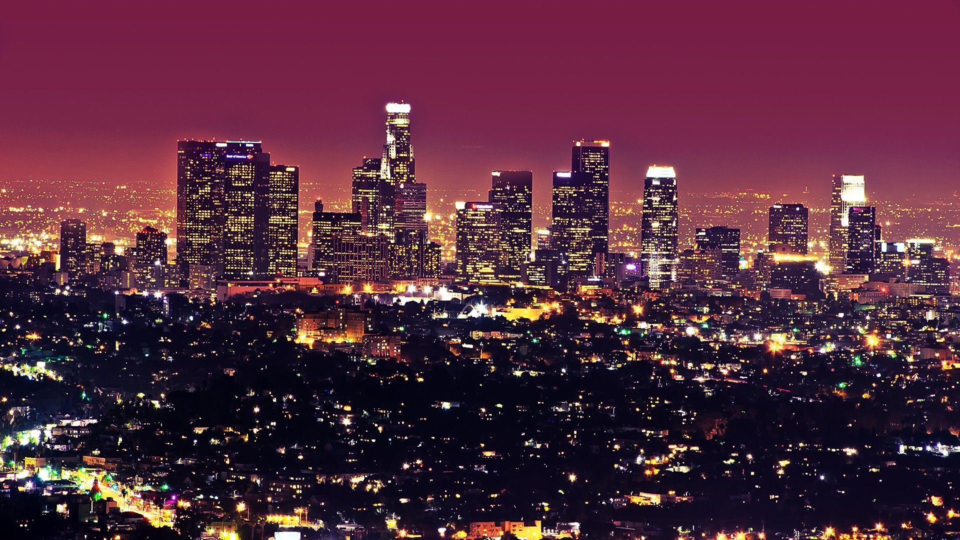 La Cityscape In Infrared Wallpapers