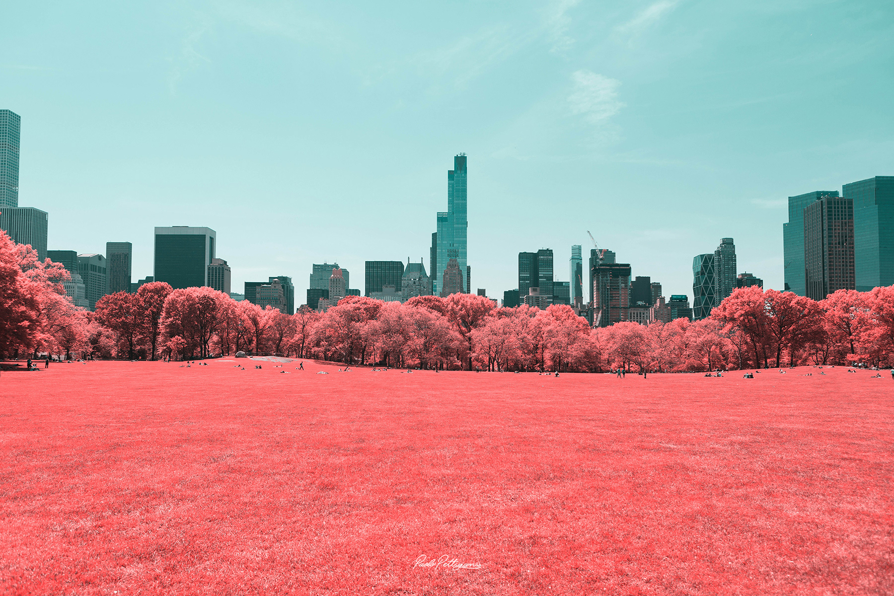 La Cityscape In Infrared Wallpapers