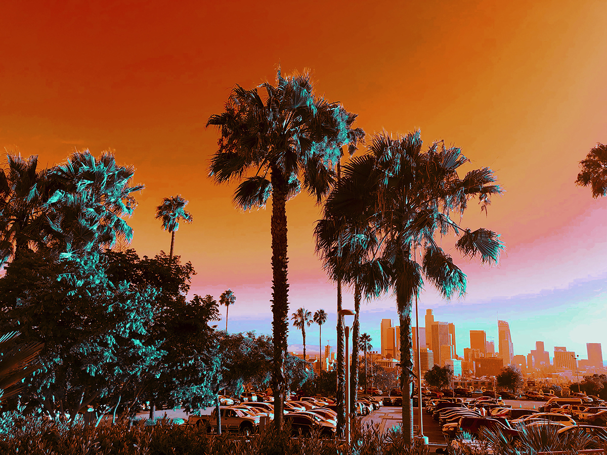 La Cityscape In Infrared Wallpapers