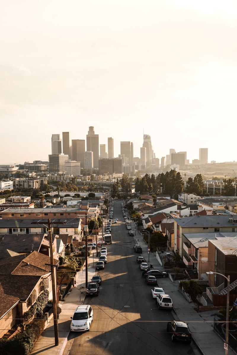 La Cityscape In Infrared Wallpapers