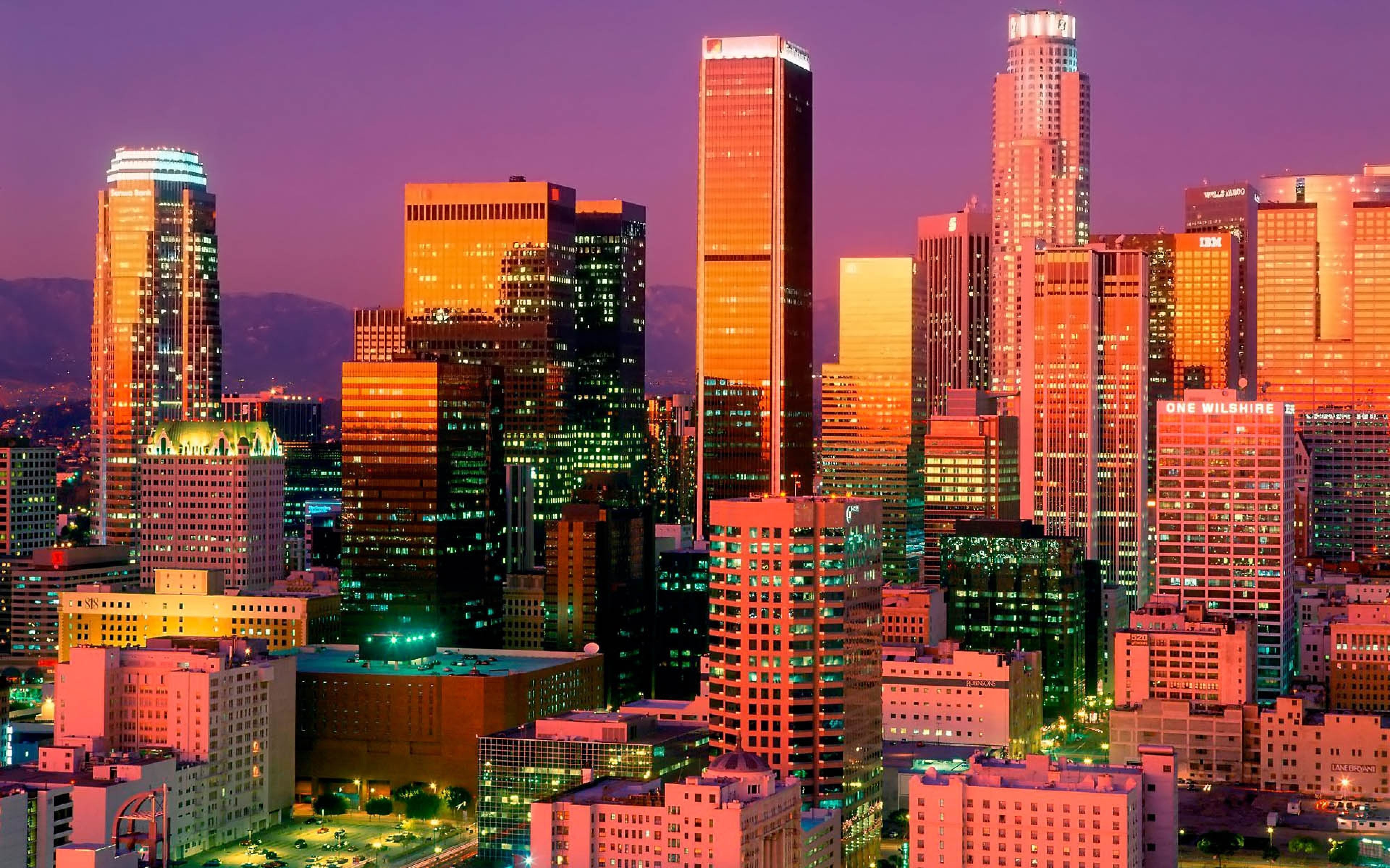 La Cityscape In Infrared Wallpapers