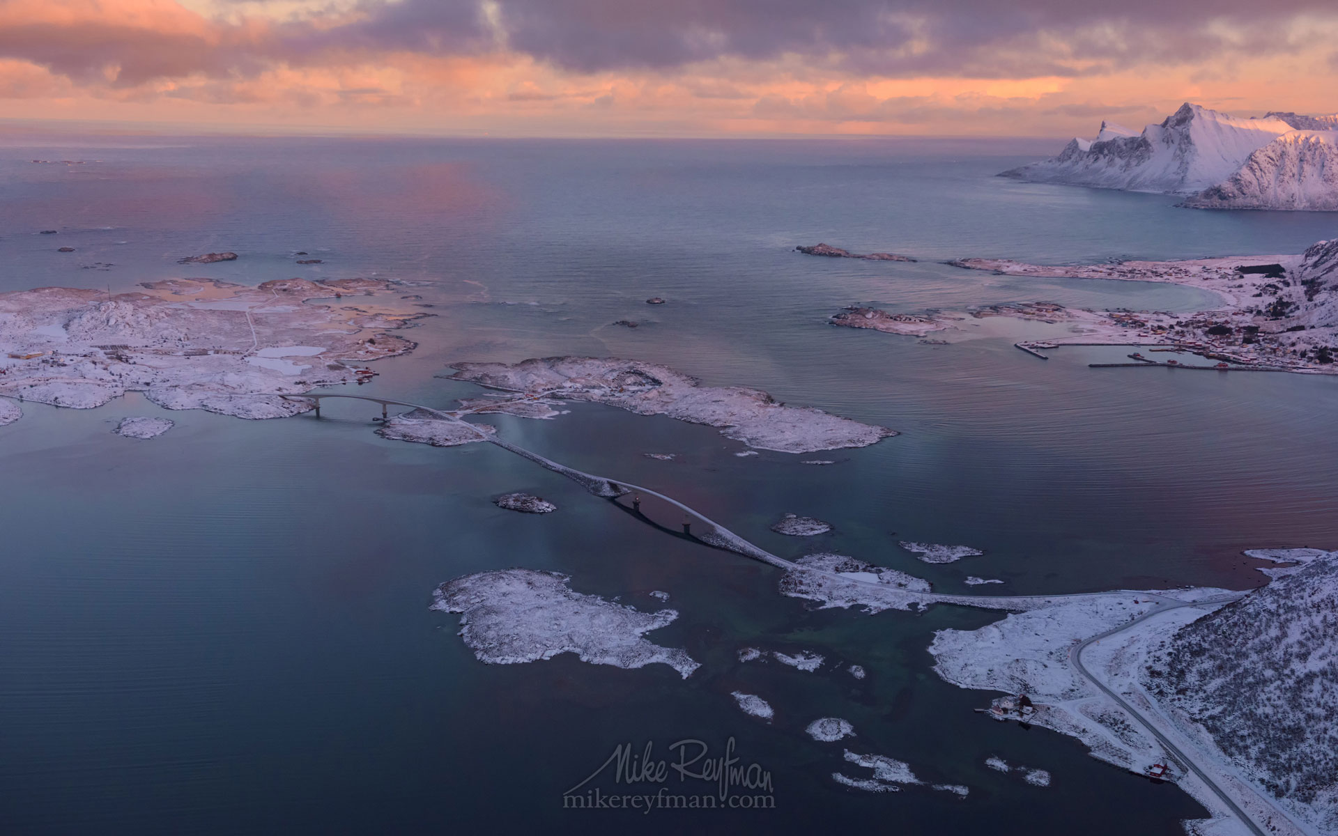 Lofoten Bridge Norway Wallpapers