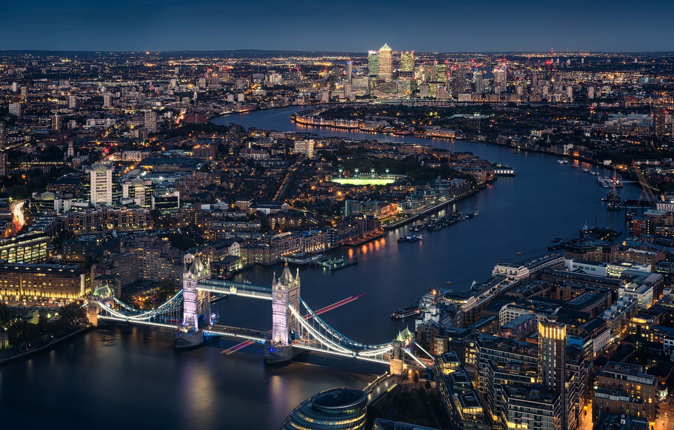 London England Tower Bridge Thames River Cityscape Urban Wallpapers