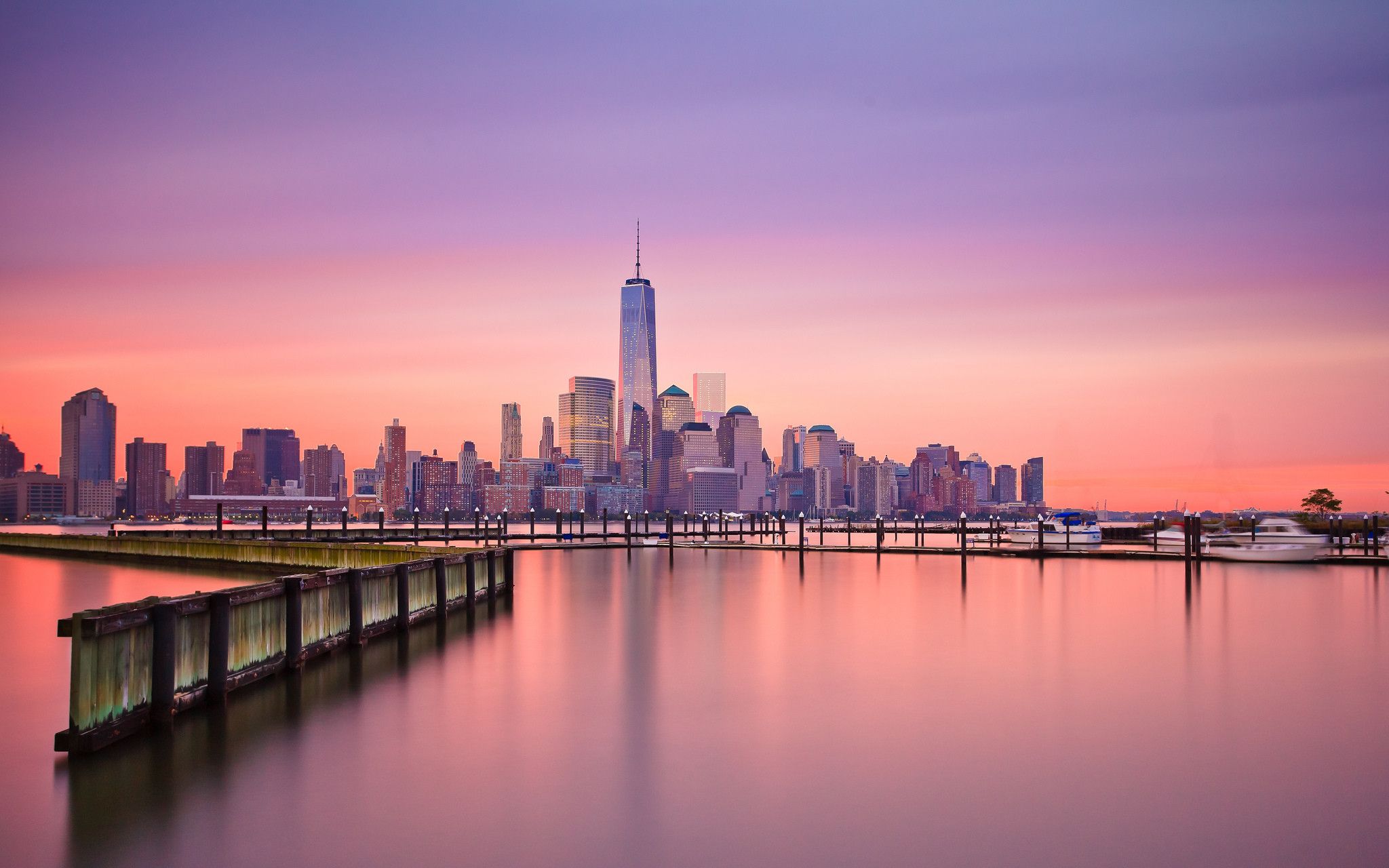 Lower Manhattan Sunset Wallpapers