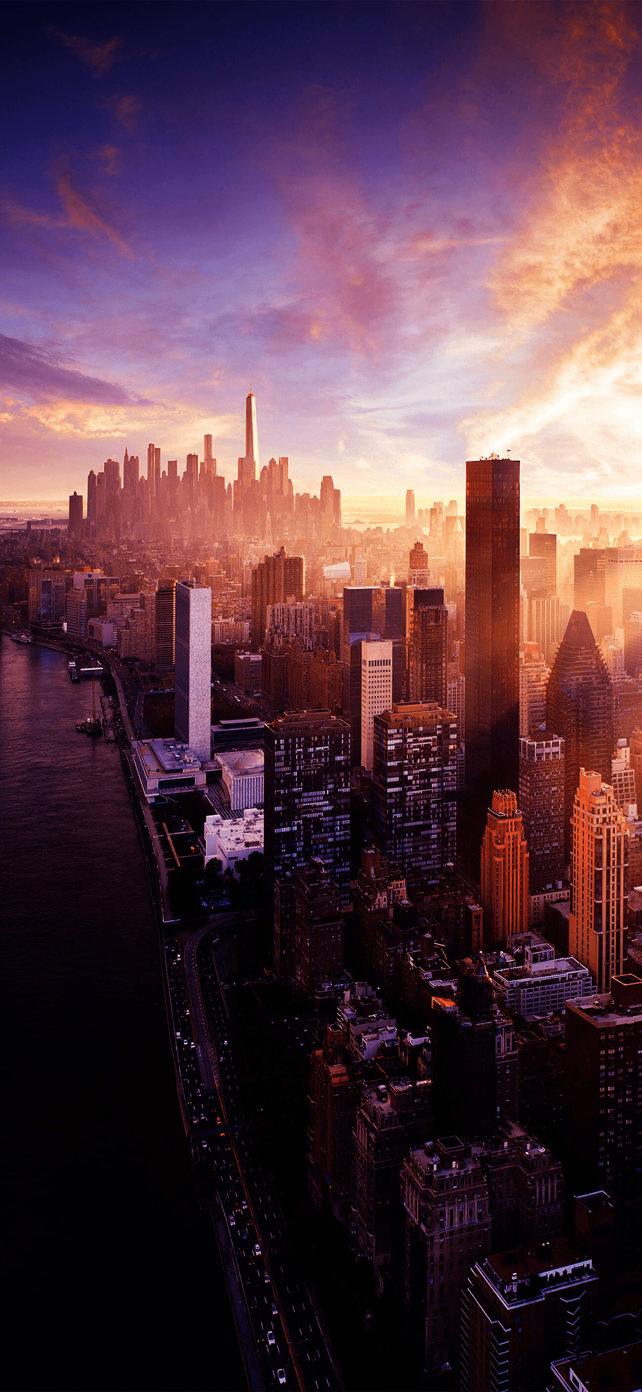 Lower Manhattan Sunset Wallpapers