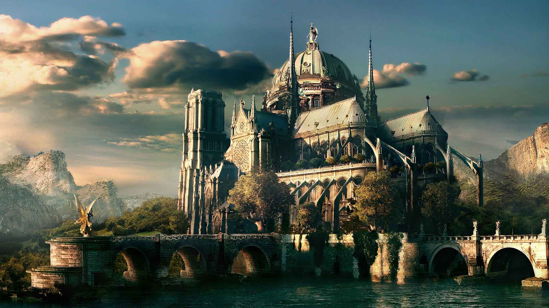 Mogoи™Oaia Palace Wallpapers
