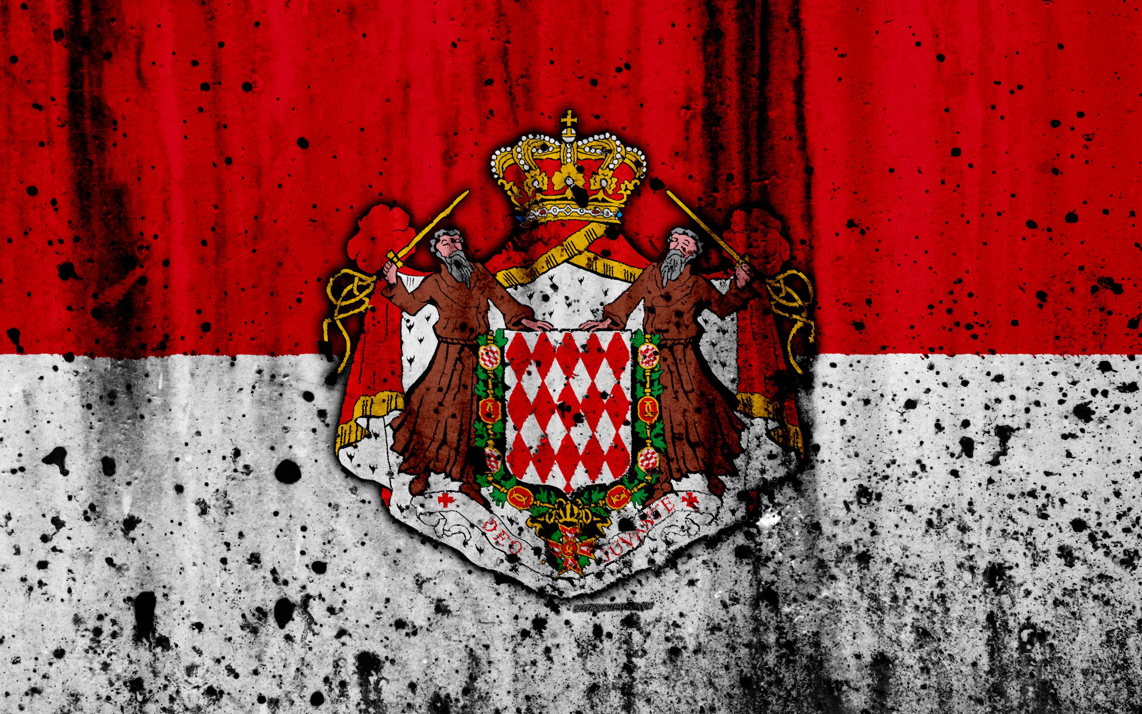 Monaco Flag Wallpapers