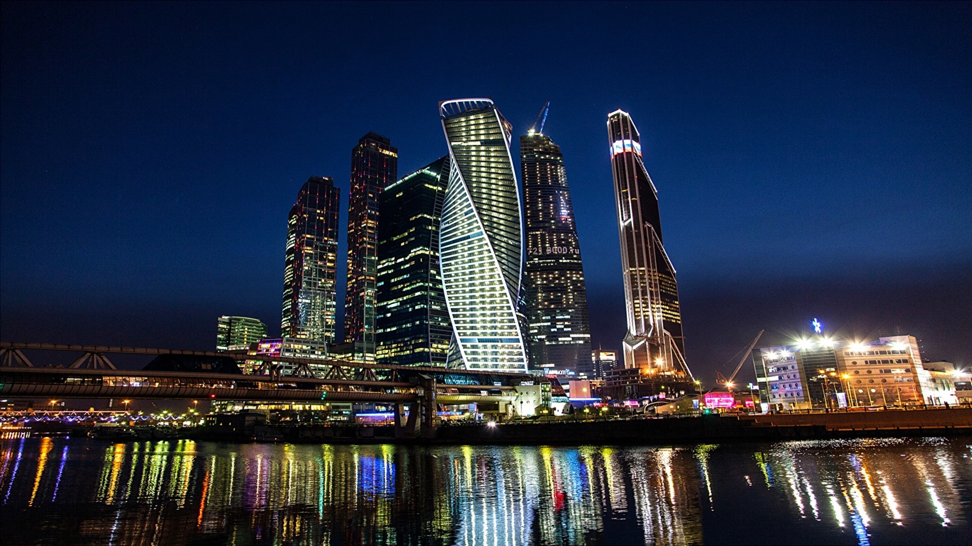 Moscow Russia Skyscrapers Wallpapers