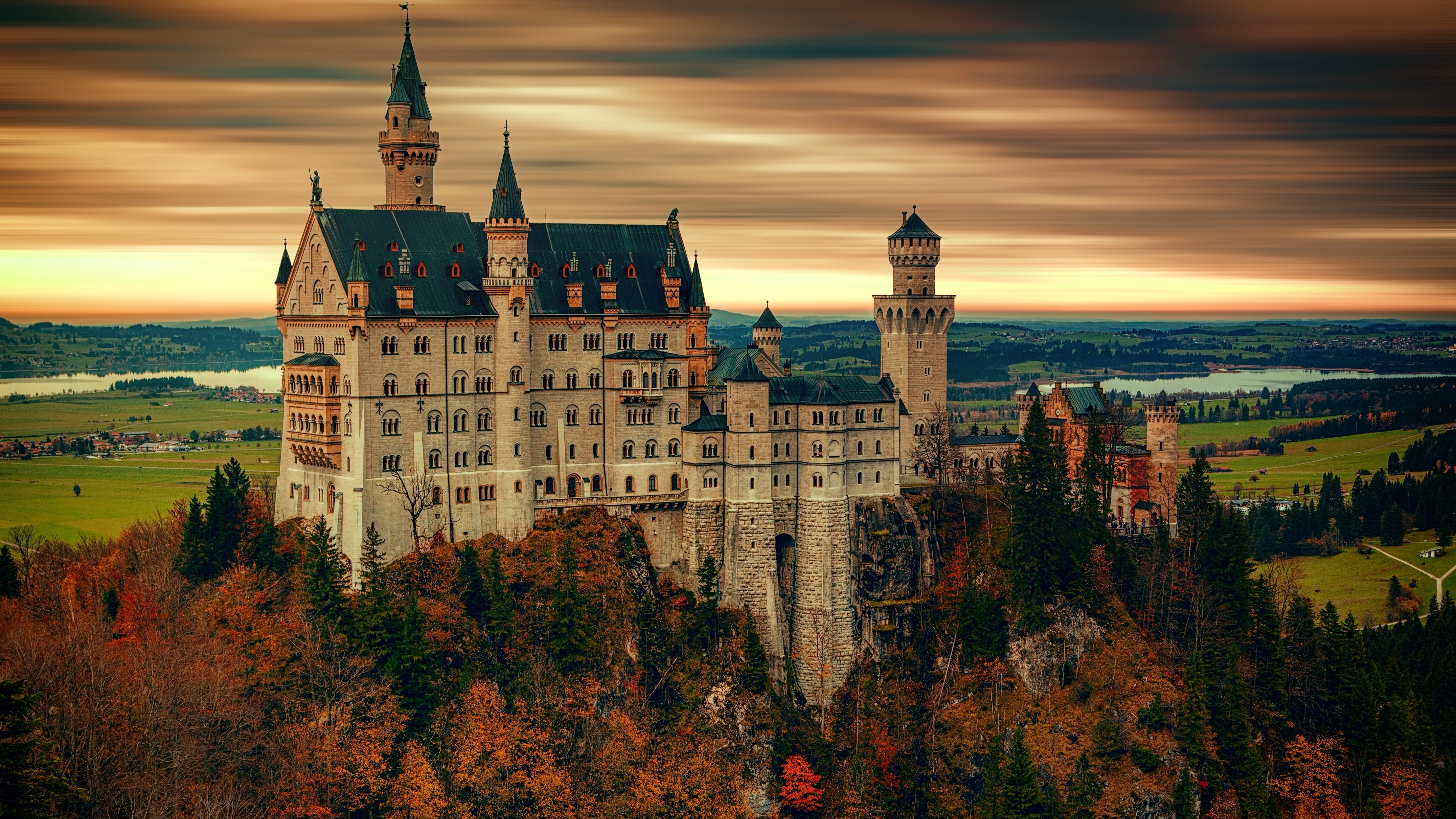 Neuschwanstein Castle In Winter Wallpapers