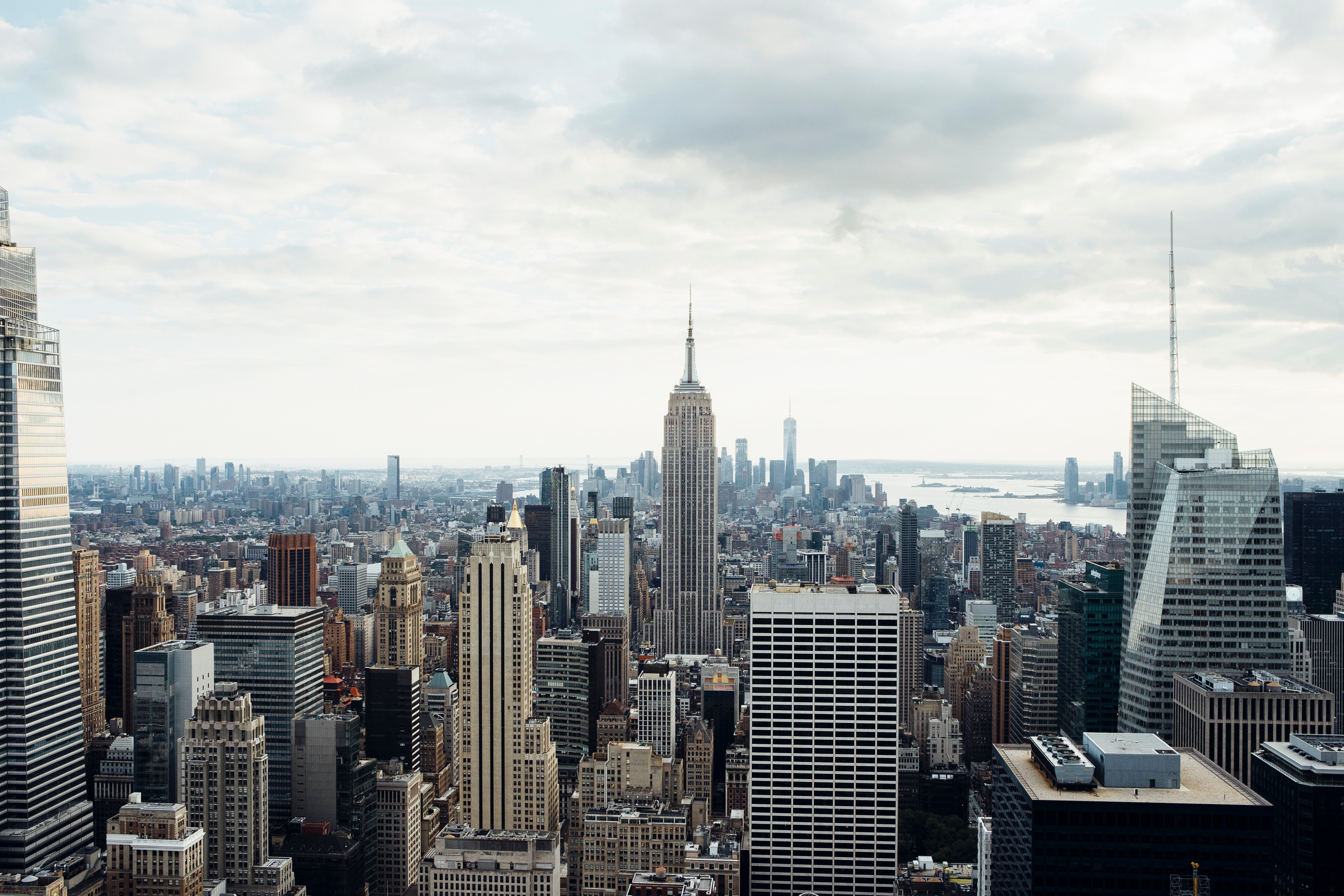 New York City Buildings At Day Sunlight Wallpapers