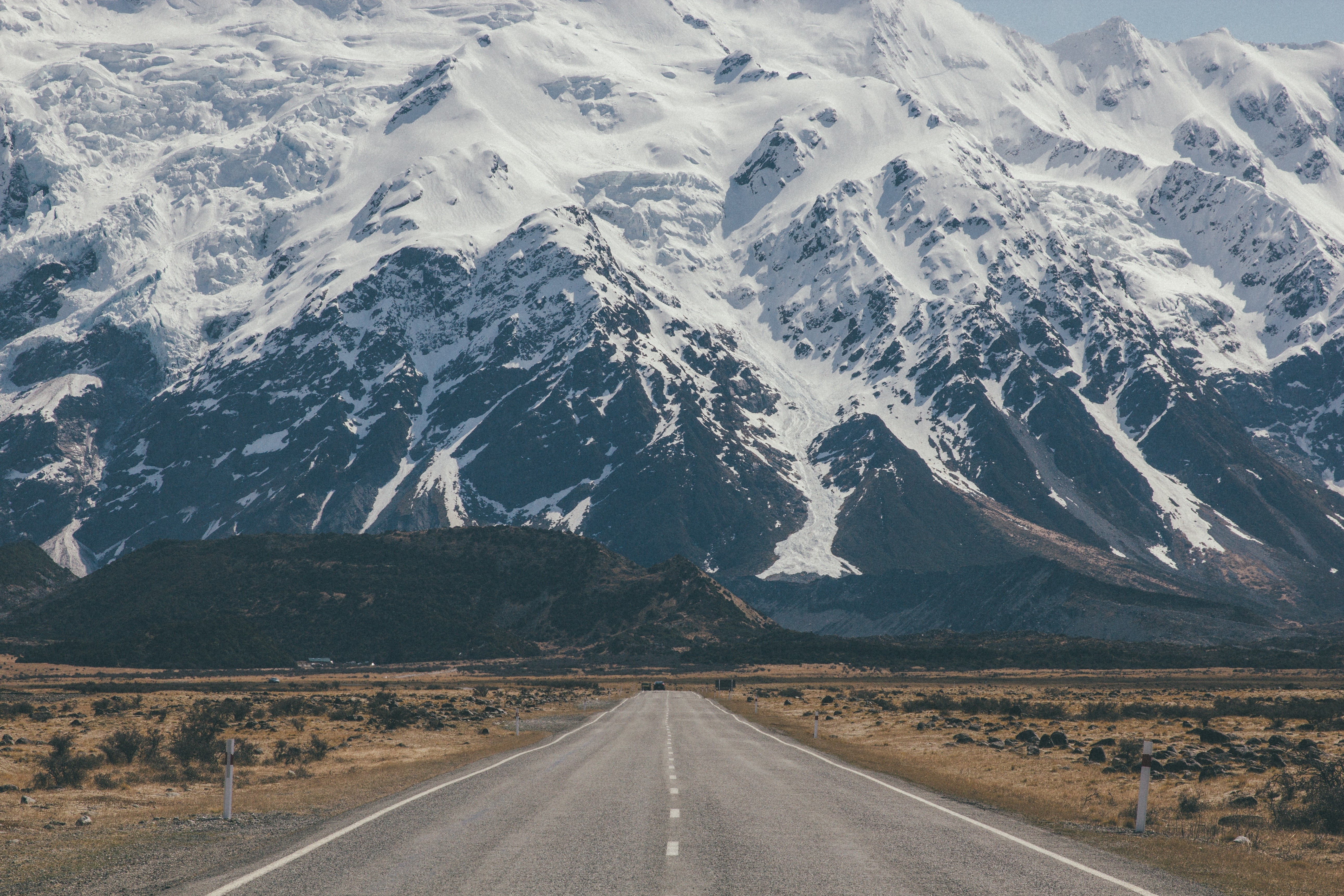 New Zealand Landscape Road Wallpapers