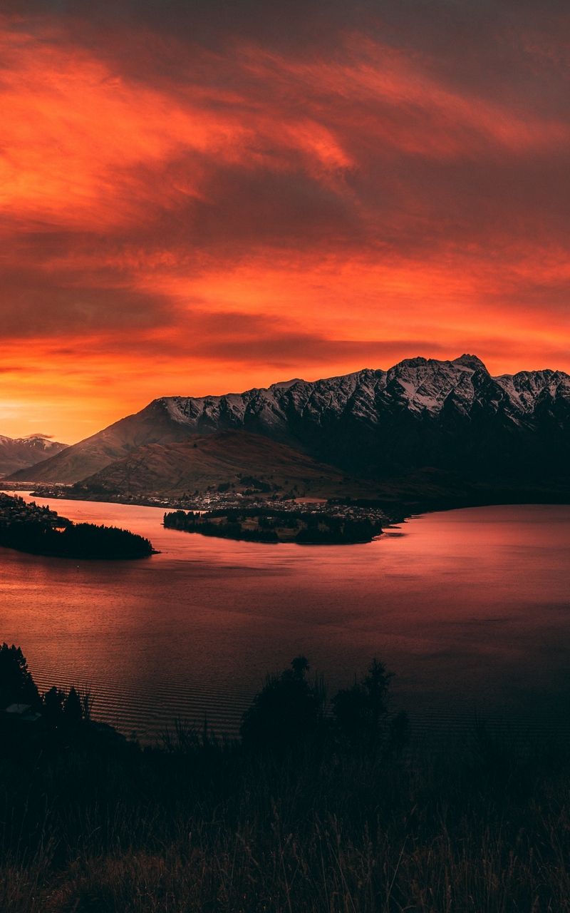 New Zealand Mountains Dawn Lake Wallpapers