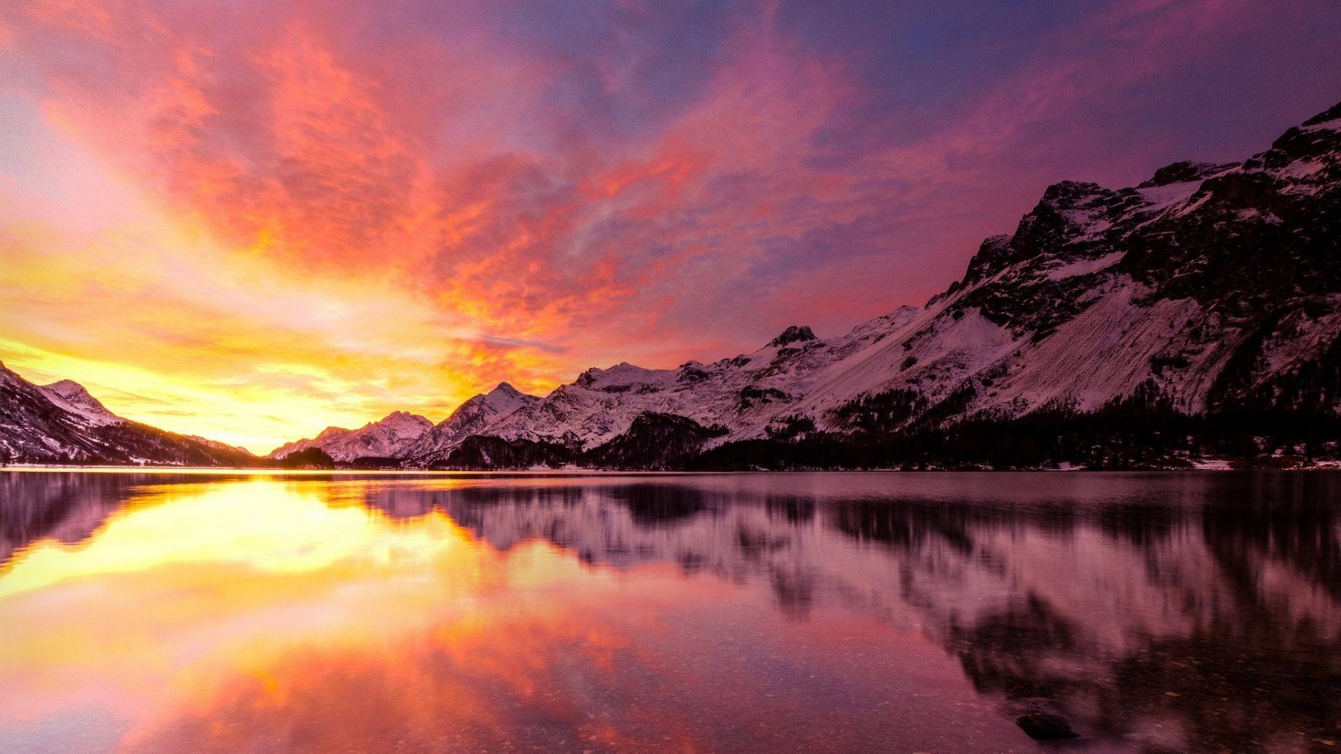 New Zealand Mountains Dawn Lake Wallpapers