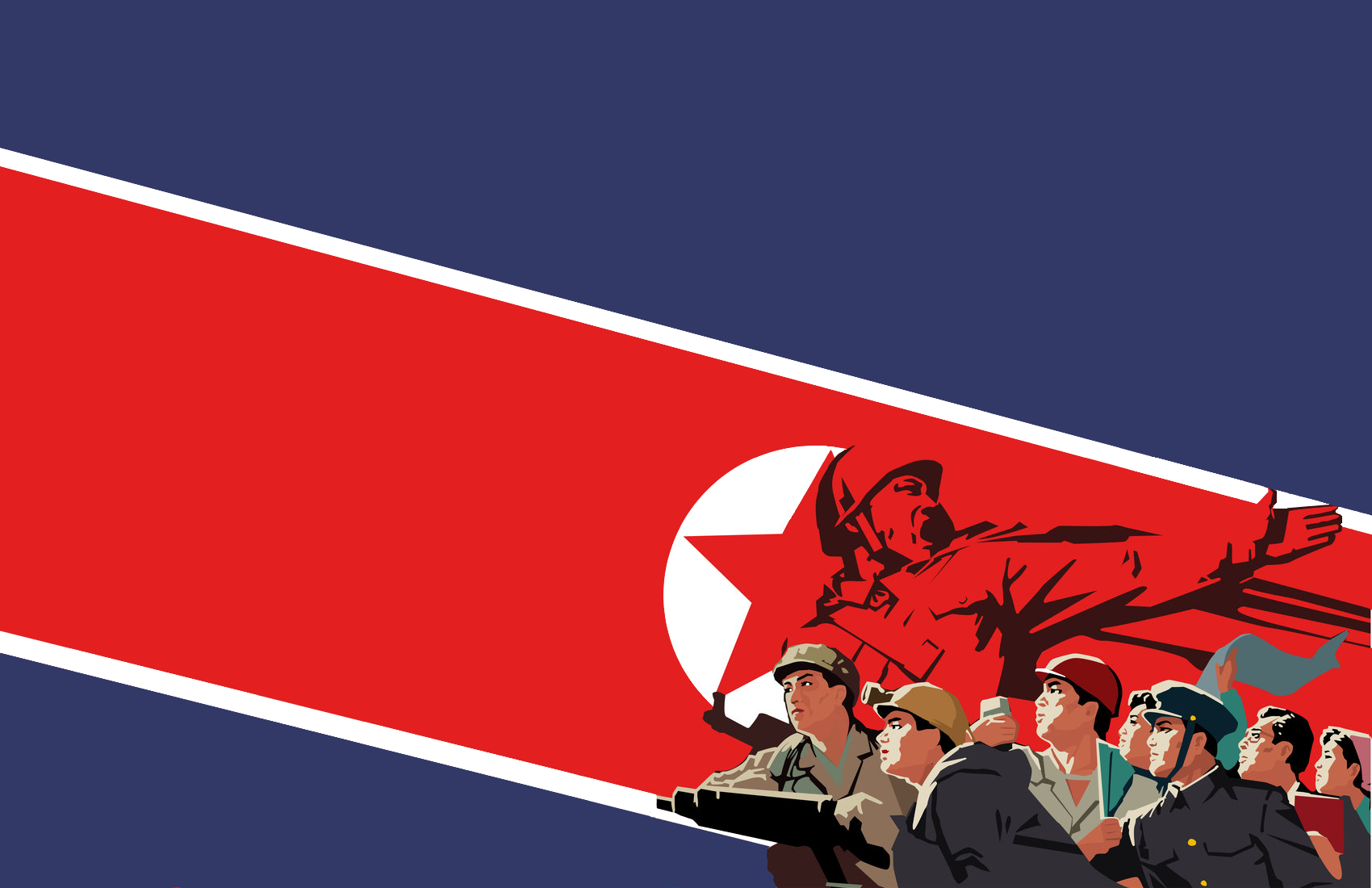 North Korea Flag Wallpapers