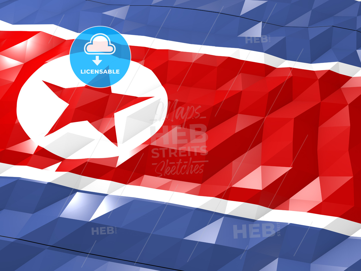 North Korea Flag Wallpapers