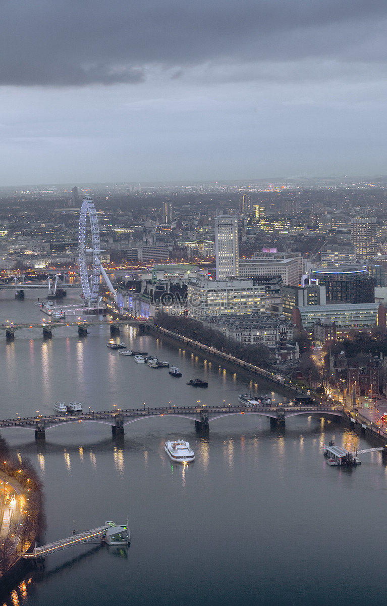 River Thames London Aerial View Wallpapers