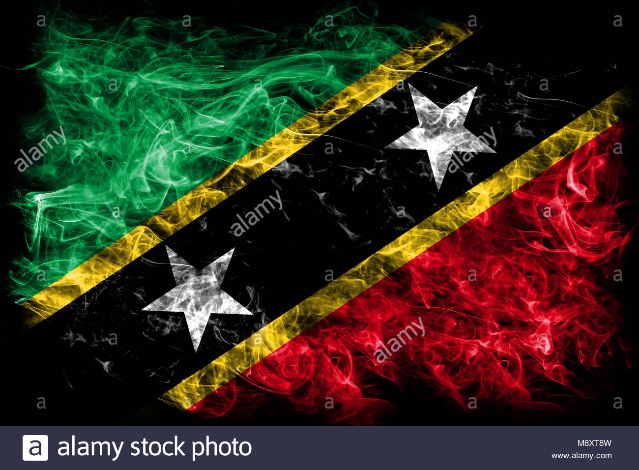 Saint Kitts And Nevis Flag Wallpapers