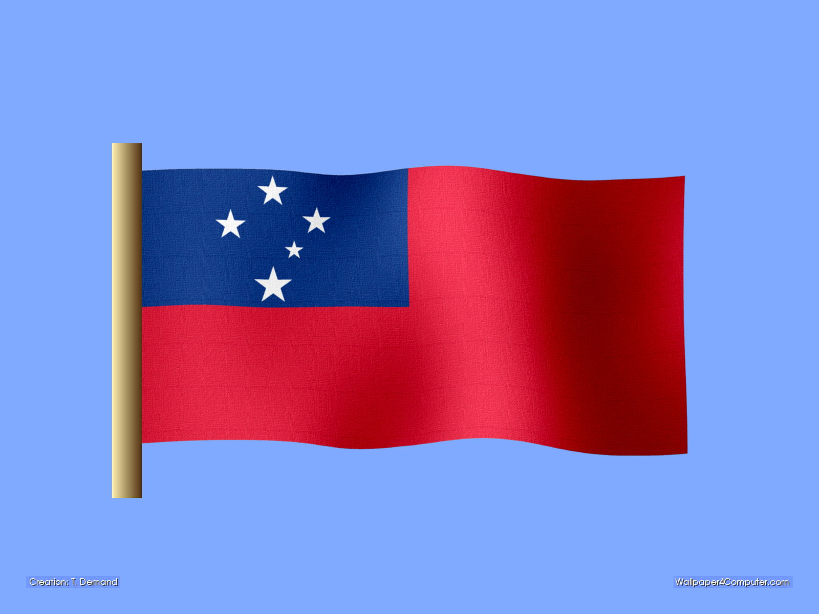 Samoa Flag Wallpapers